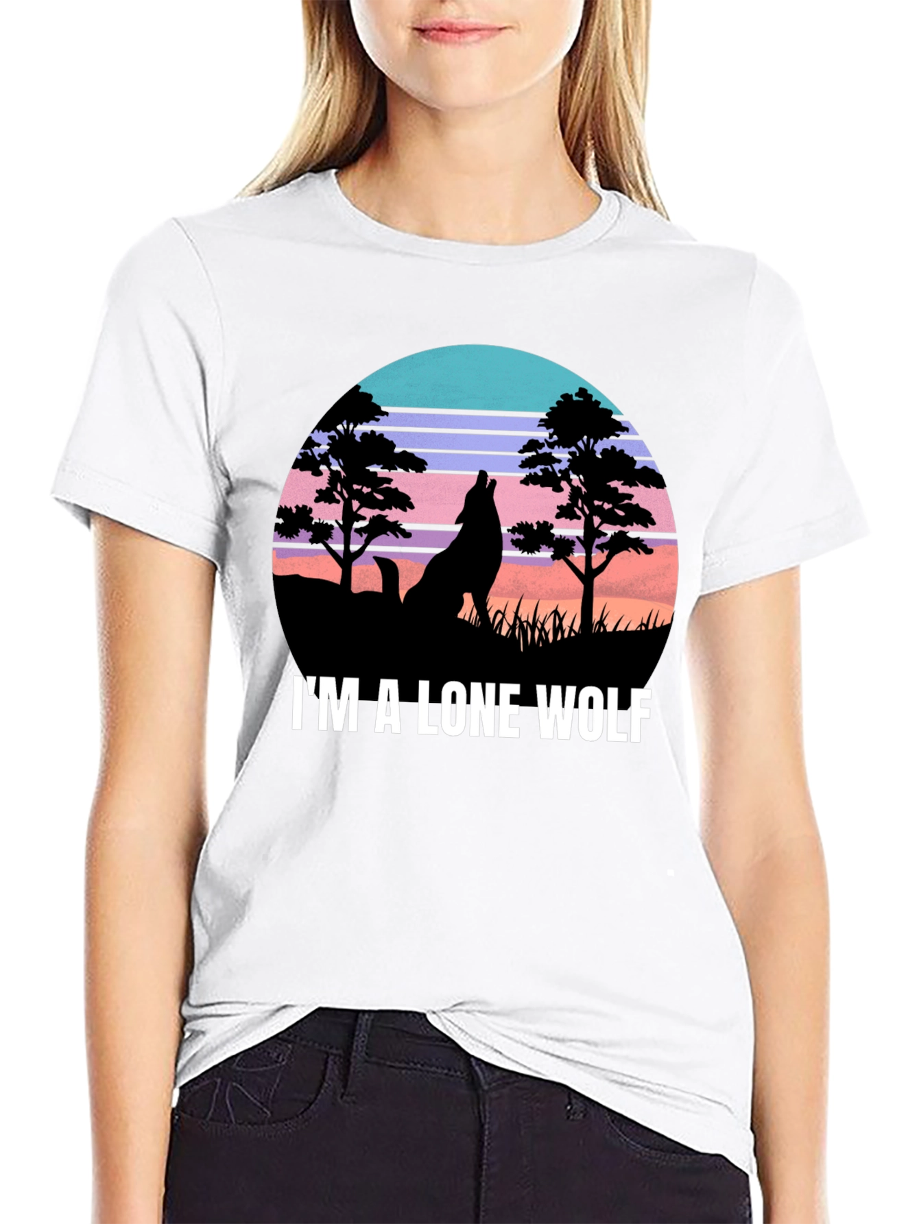 Lone Wolf Graphic T-Shirt - Nature Inspired Design
