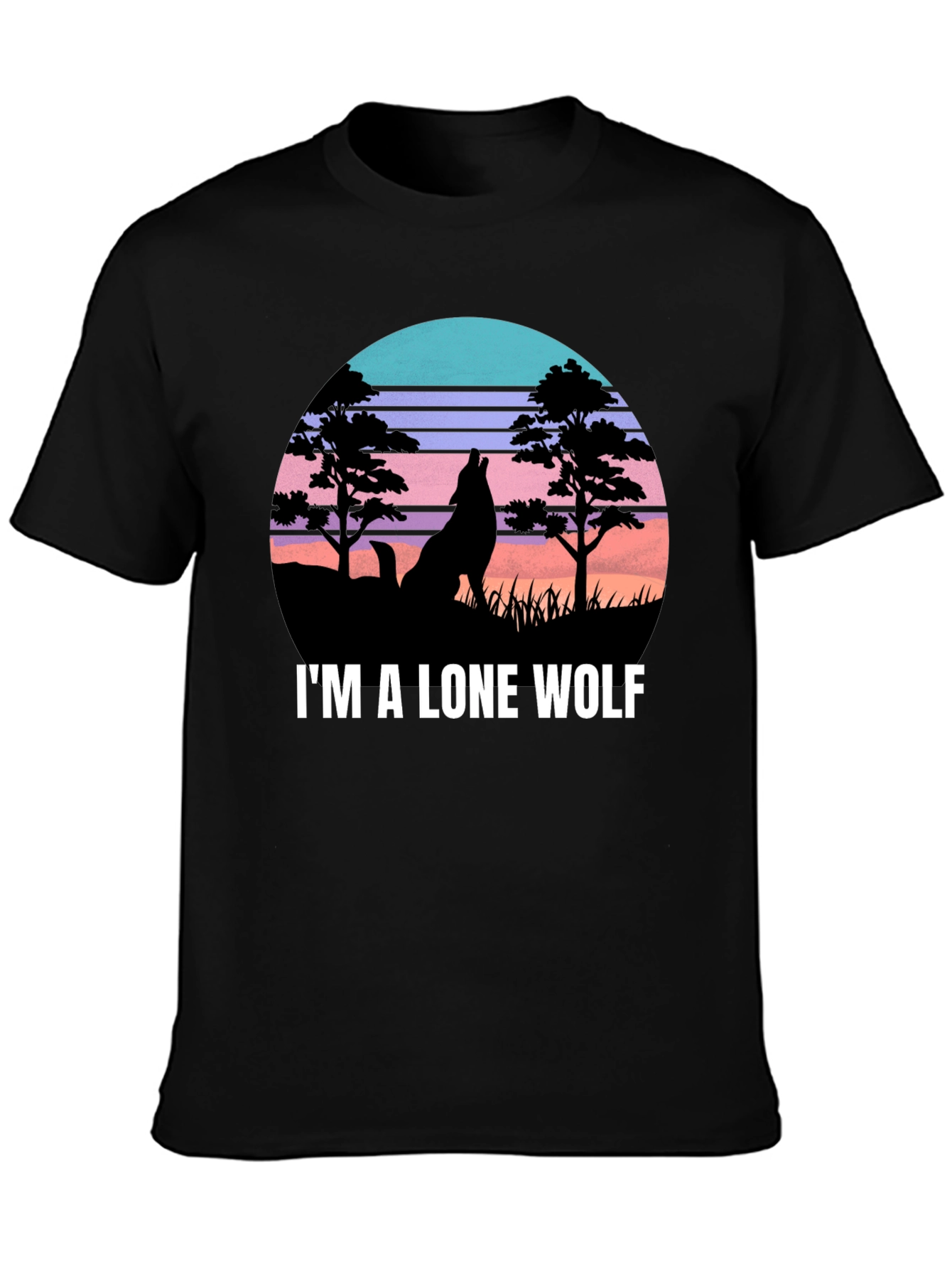 Lone Wolf Graphic T-Shirt - Nature Inspired Design