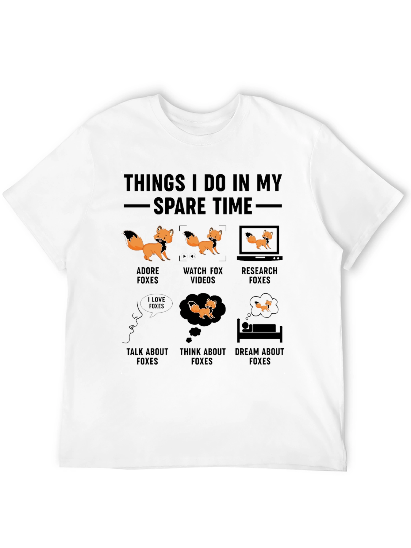 Fox Lover T-Shirt - My Spare Time