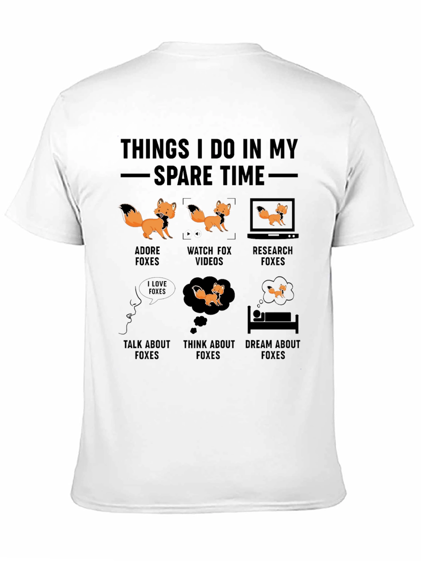Fox Lover T-Shirt - My Spare Time