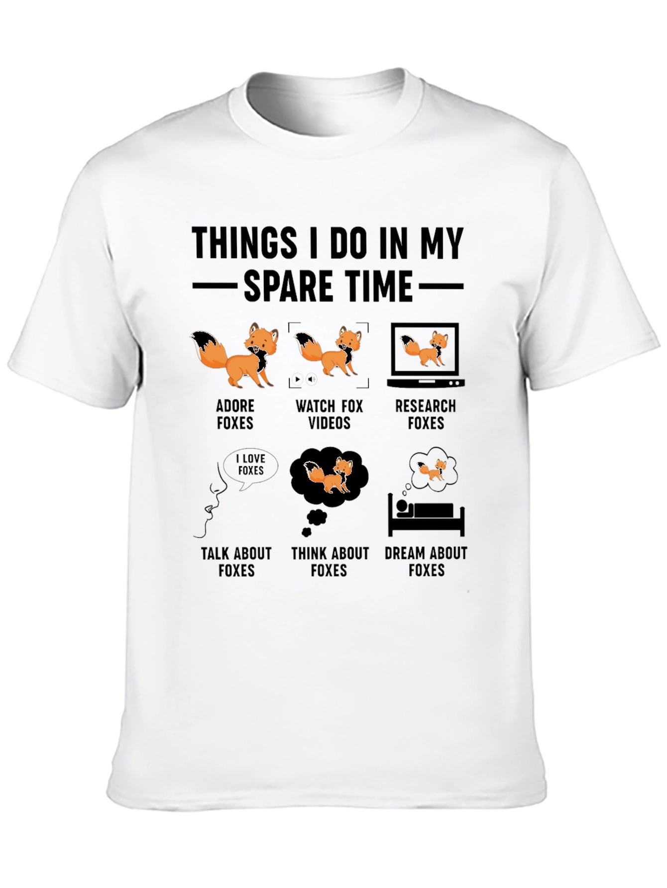Fox Lover T-Shirt - My Spare Time