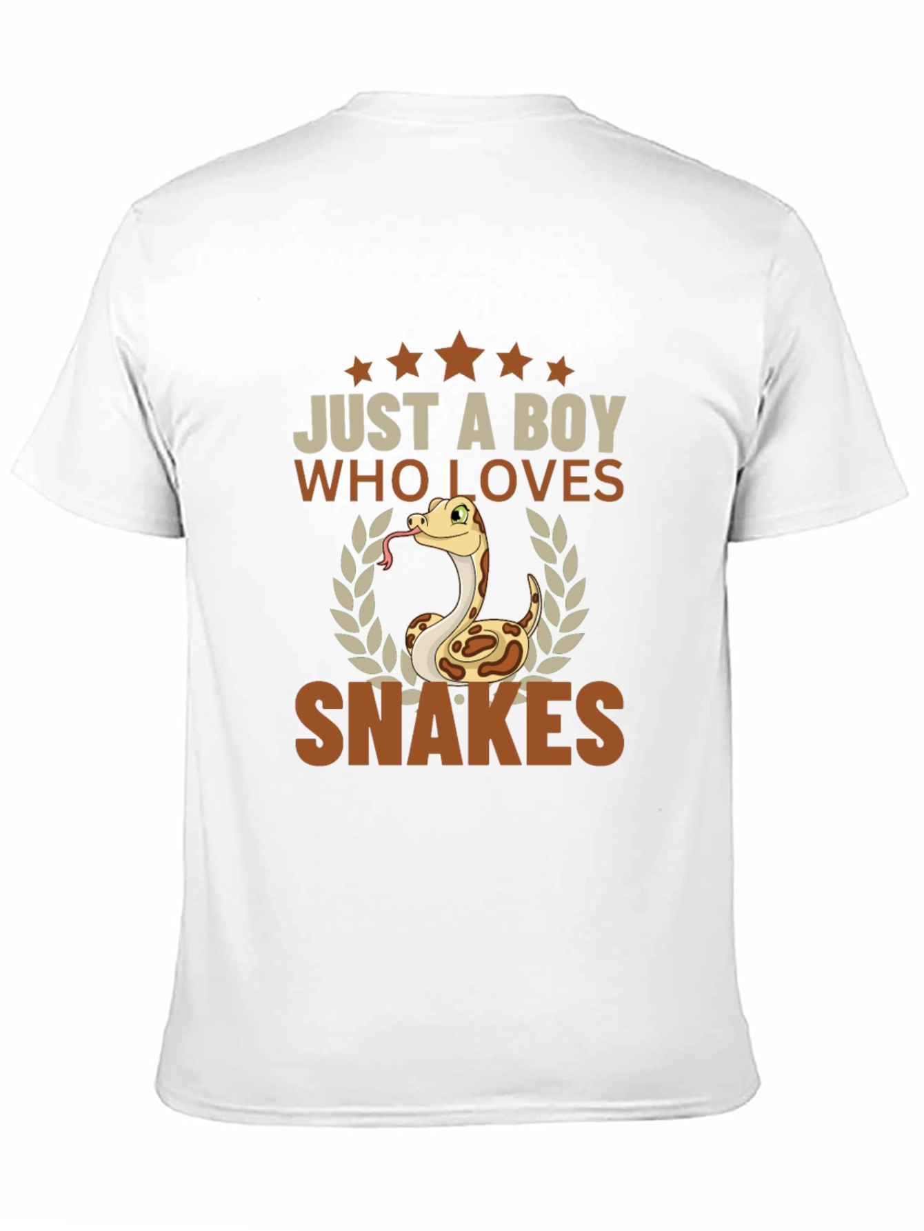 Boy Who Loves Snakes T-Shirt - Reptile Enthusiast Tee