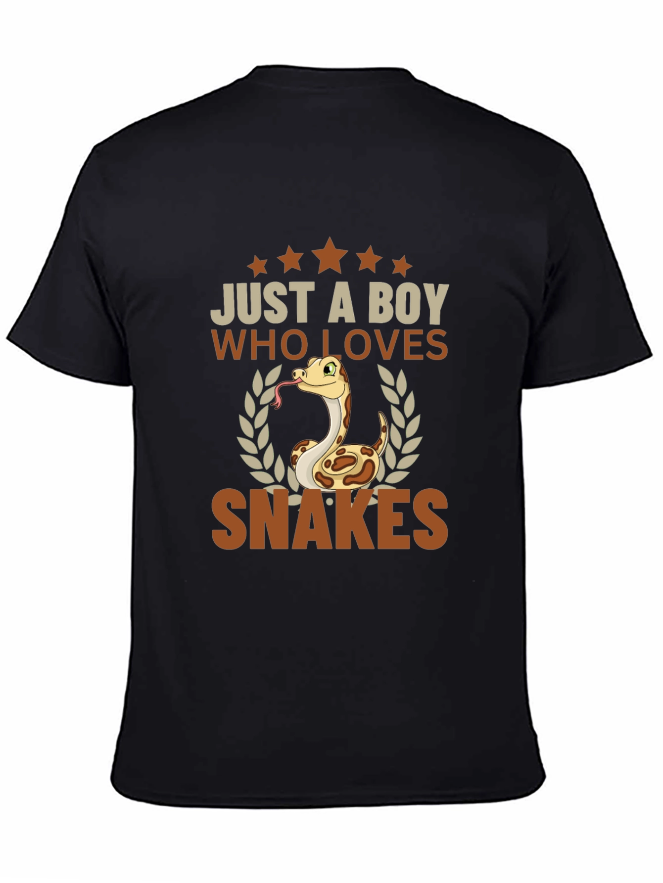 Boy Who Loves Snakes T-Shirt - Reptile Enthusiast Tee
