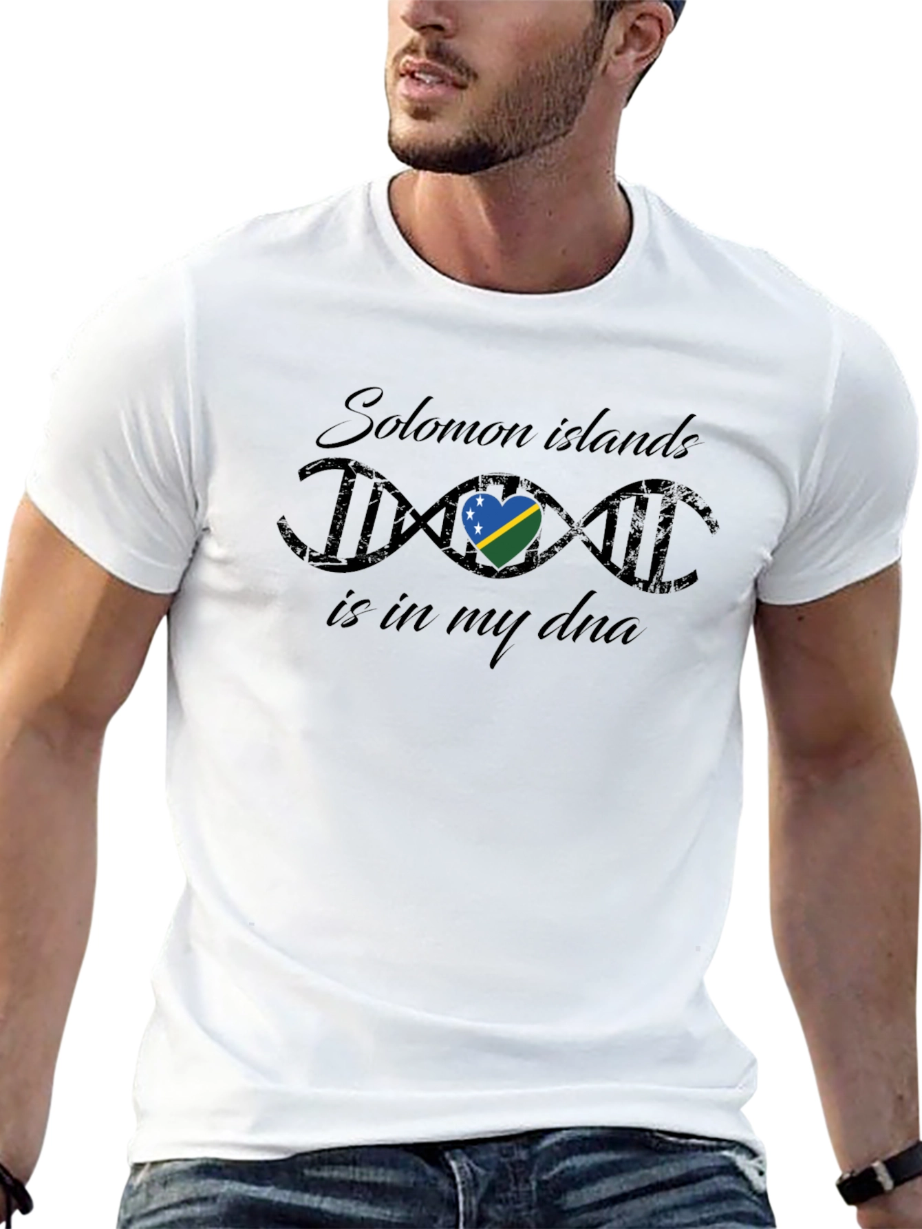 Solomon Islands DNA Heart T-Shirt