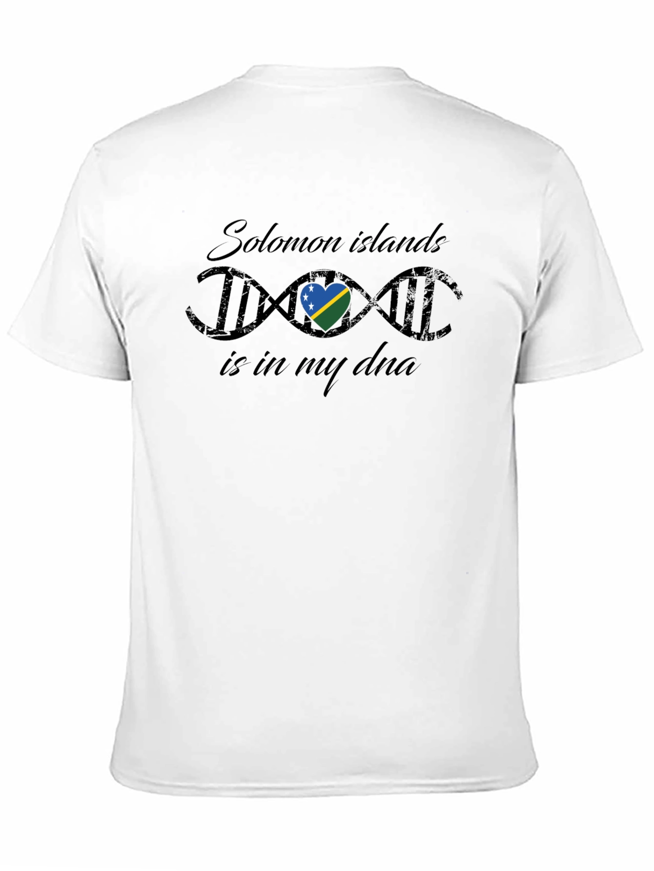 Solomon Islands DNA Heart T-Shirt