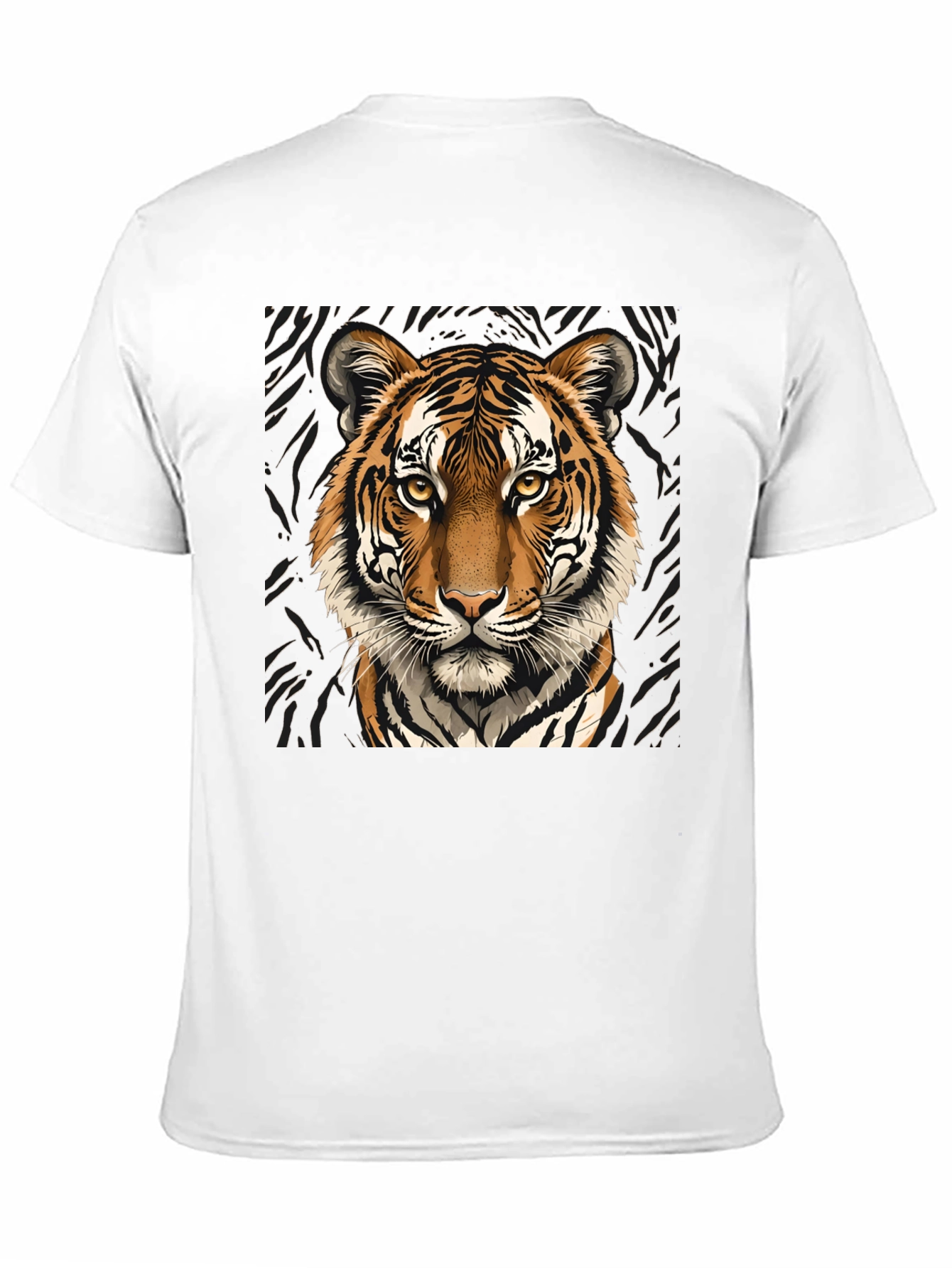 Tiger Graphic Tee - Bold Animal Print T-Shirt