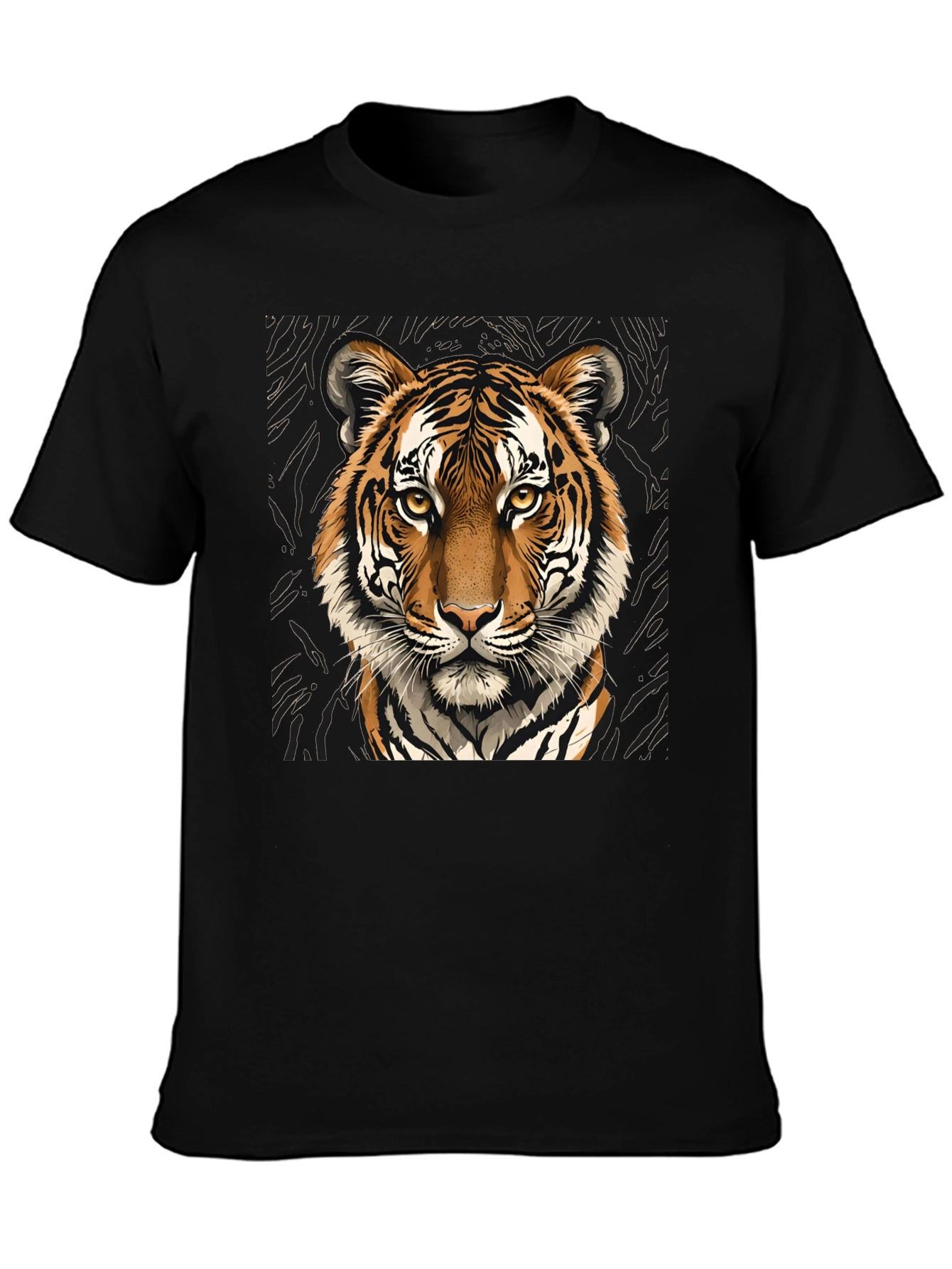 Tiger Graphic Tee - Bold Animal Print T-Shirt