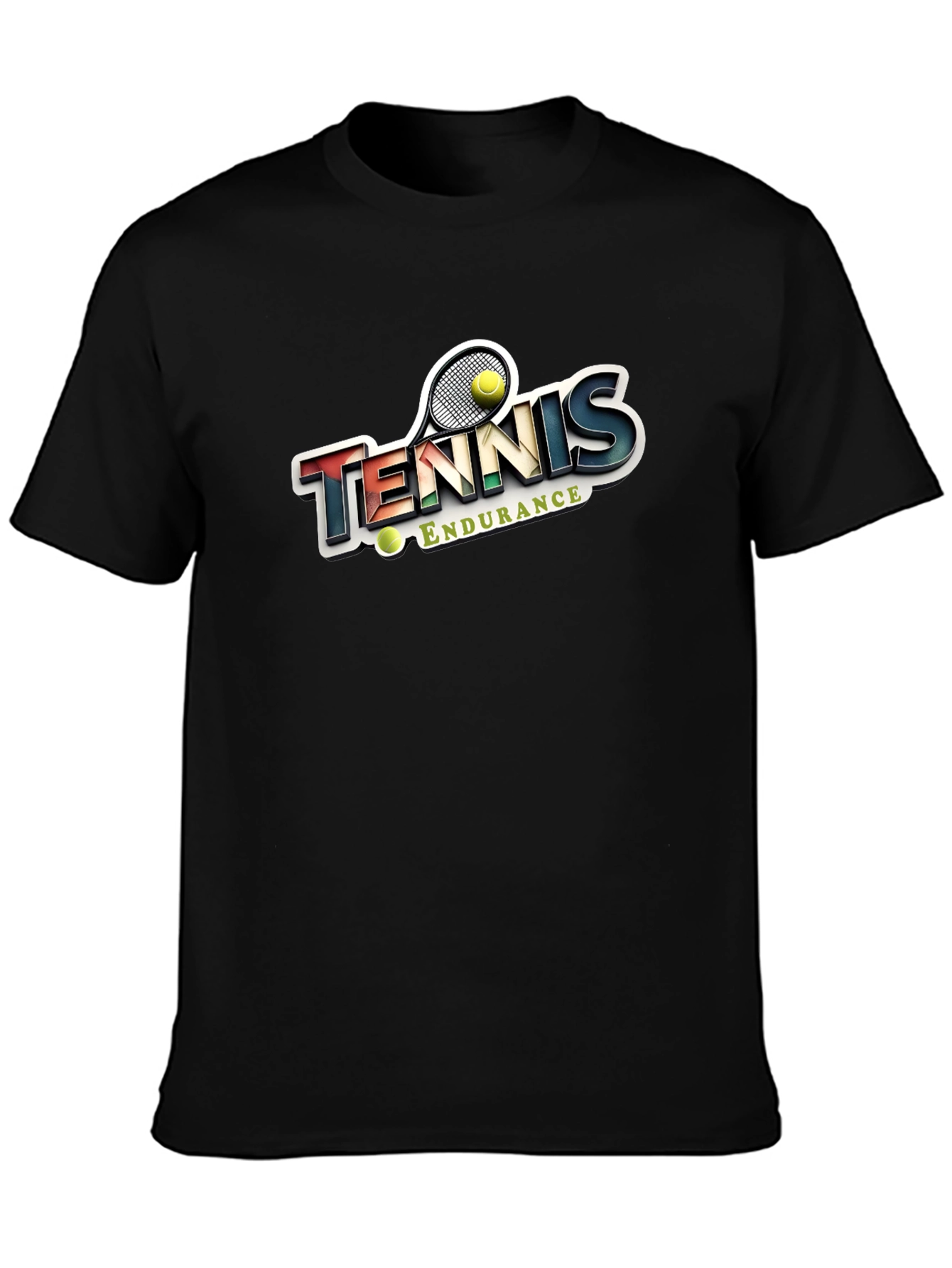Tennis Endurance Graphic Tee - Sporty Casual Style