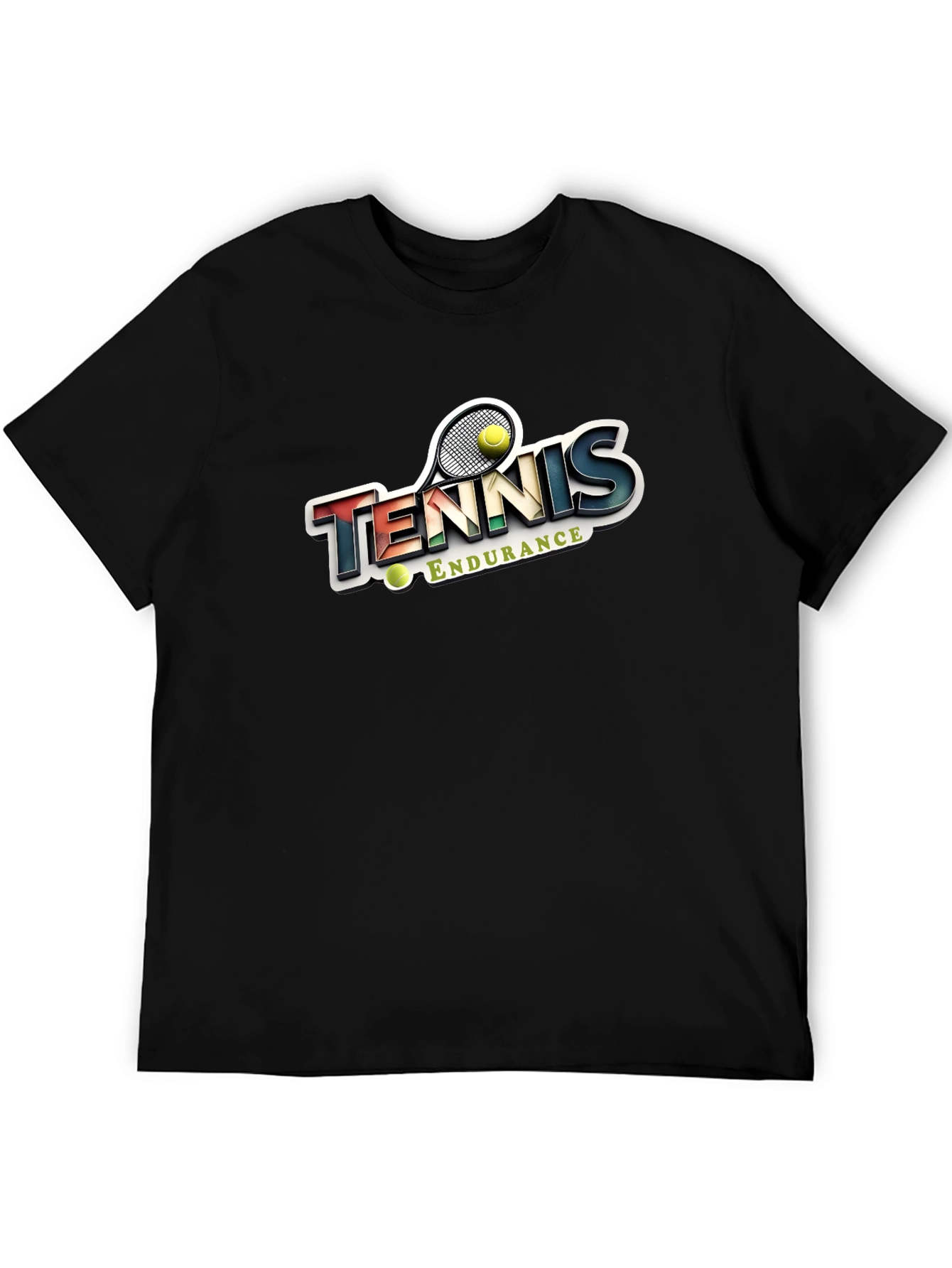 Tennis Endurance Graphic Tee - Sporty Casual Style