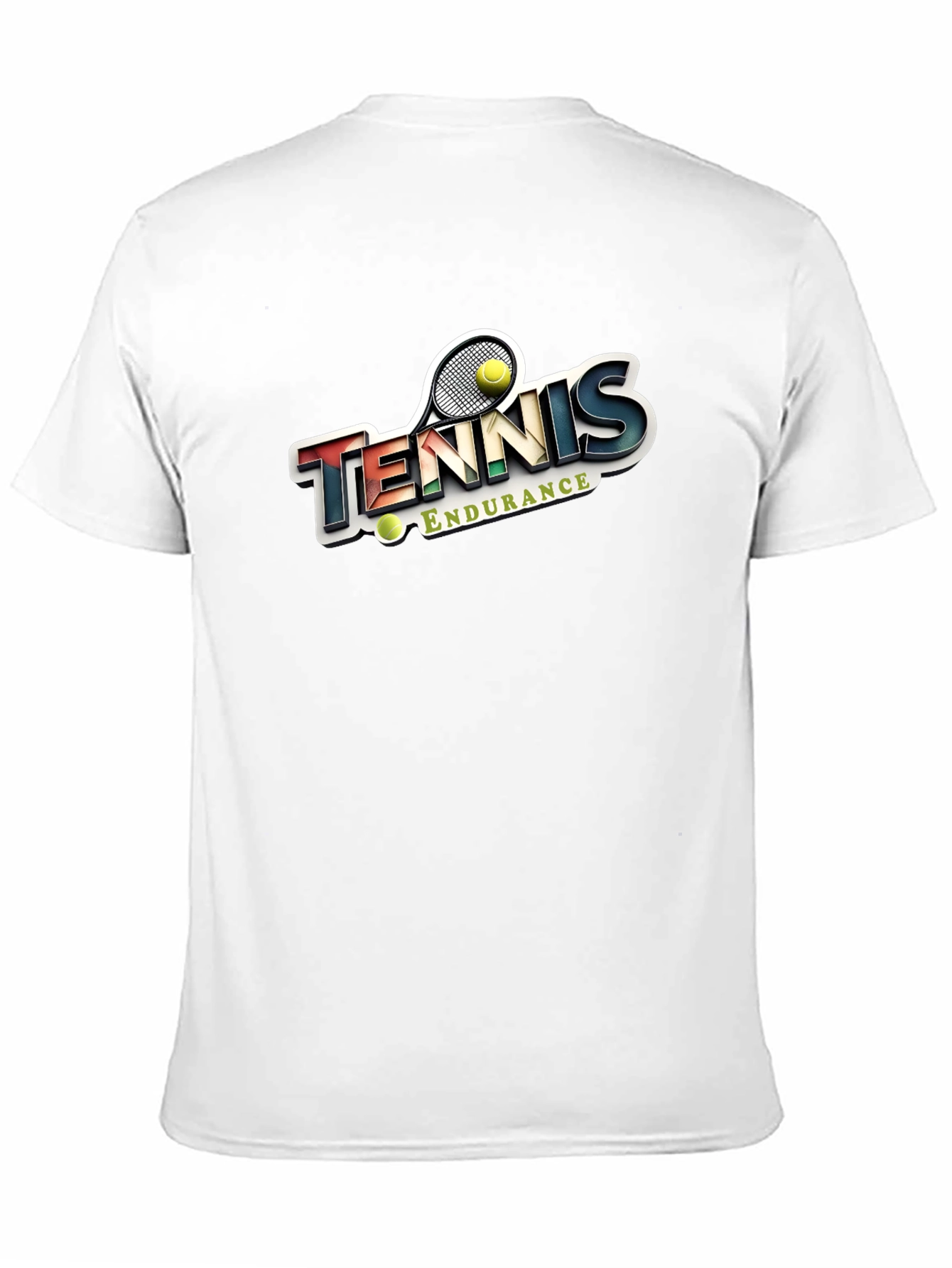 Tennis Endurance Graphic Tee - Sporty Casual Style