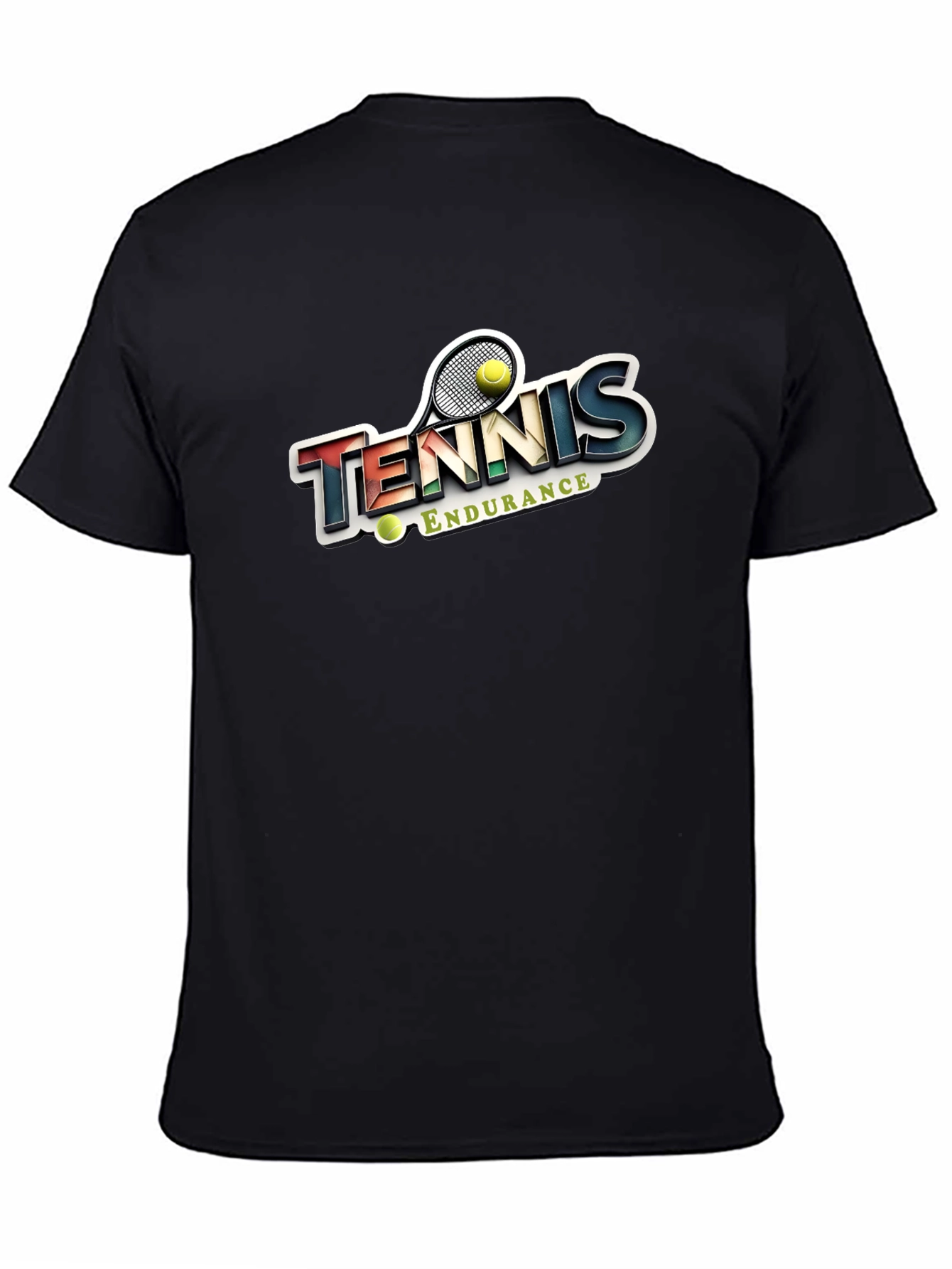 Tennis Endurance Graphic Tee - Sporty Casual Style