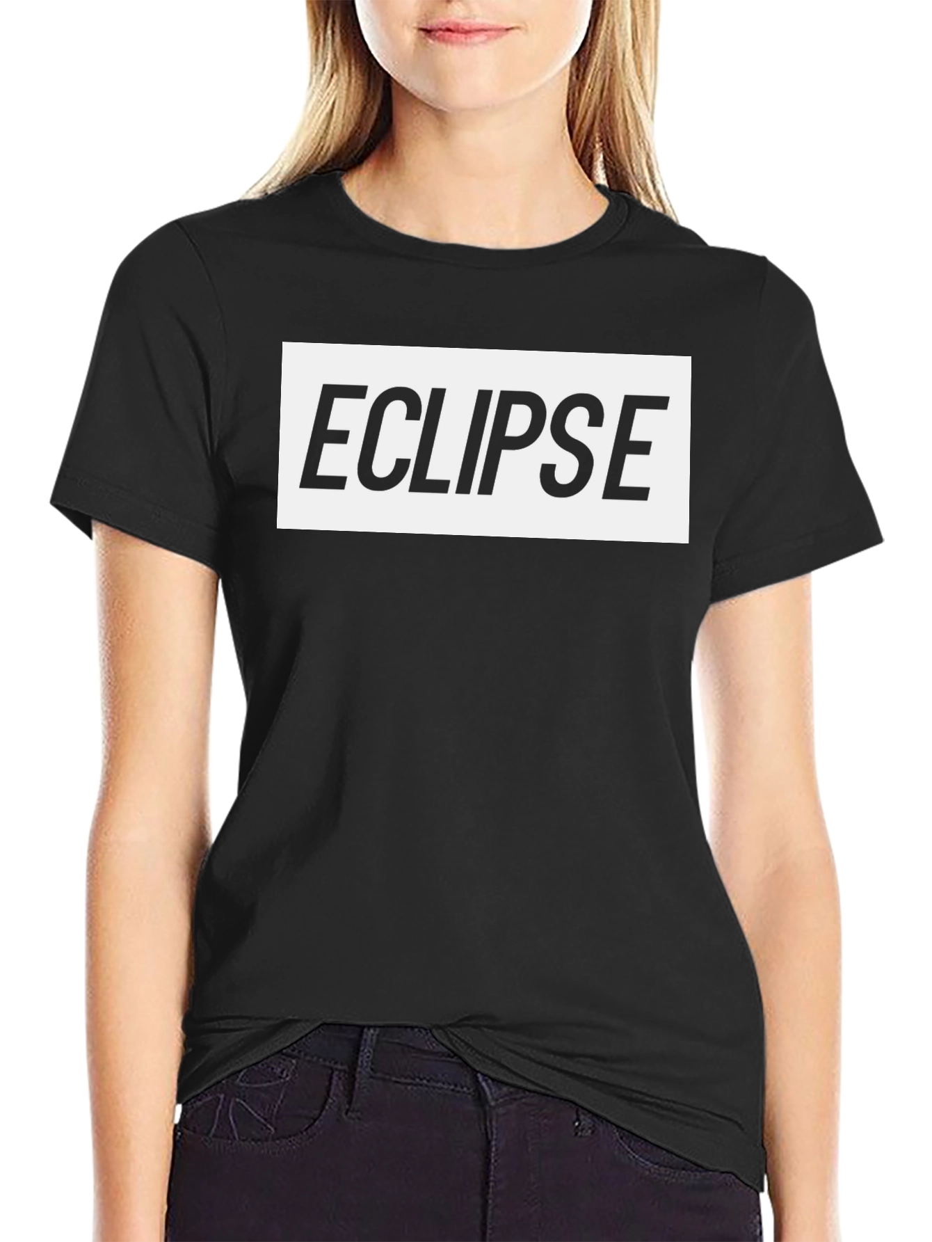 Eclipse Graphic Tee - Cool Black Shirt