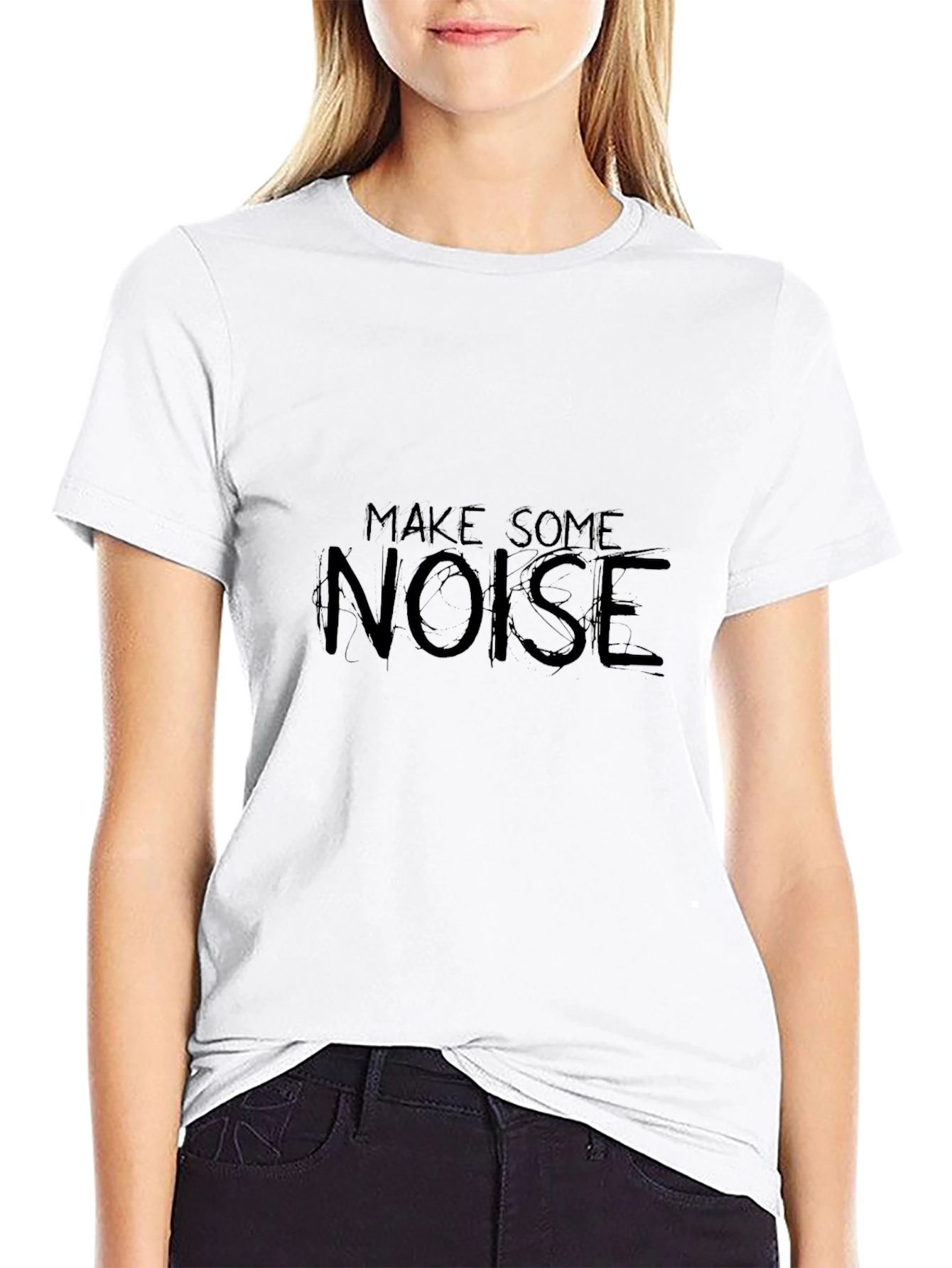 Make Some Noise Black T-Shirt