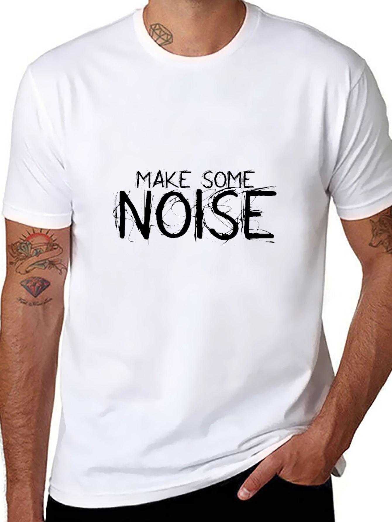 Make Some Noise Black T-Shirt