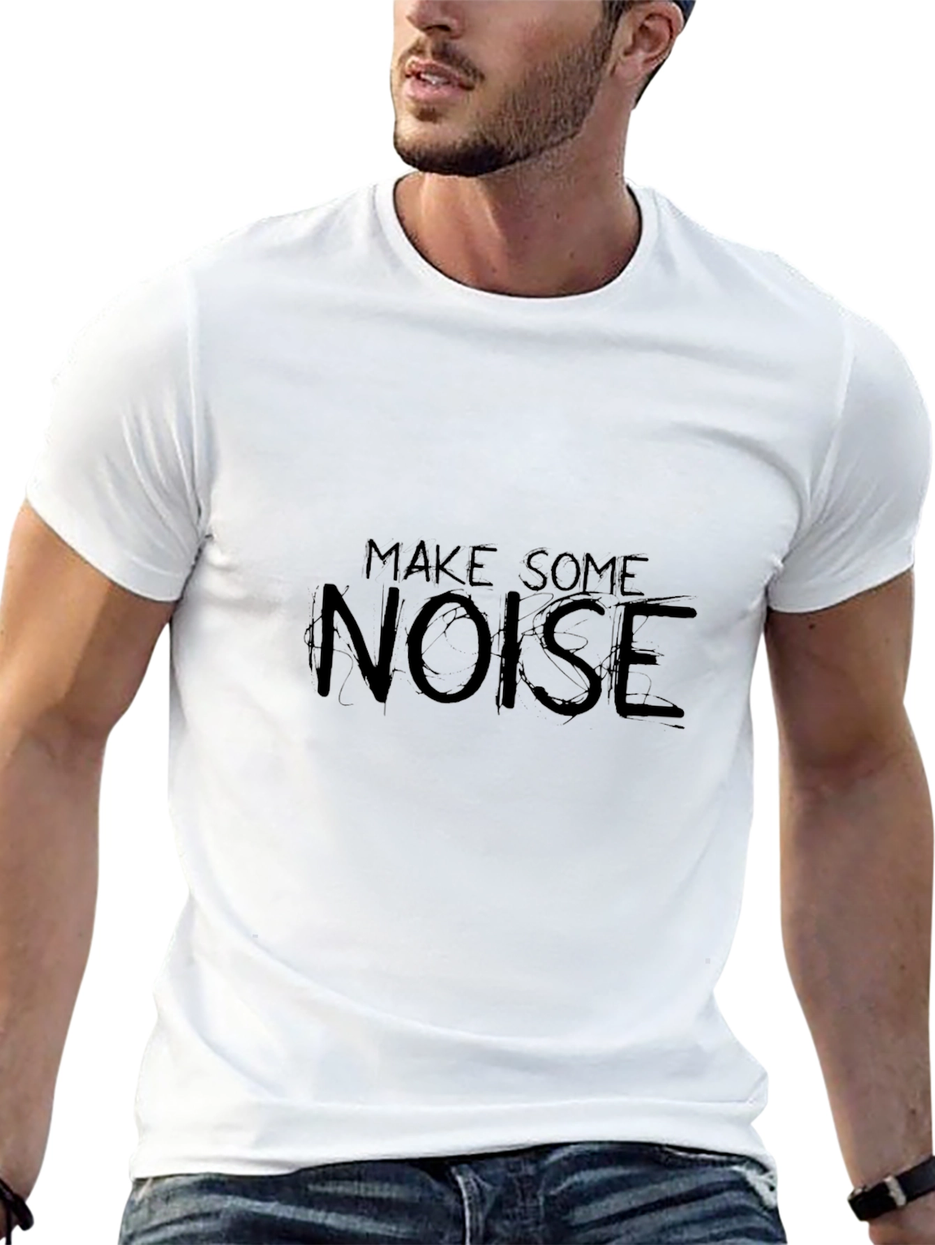 Make Some Noise Black T-Shirt