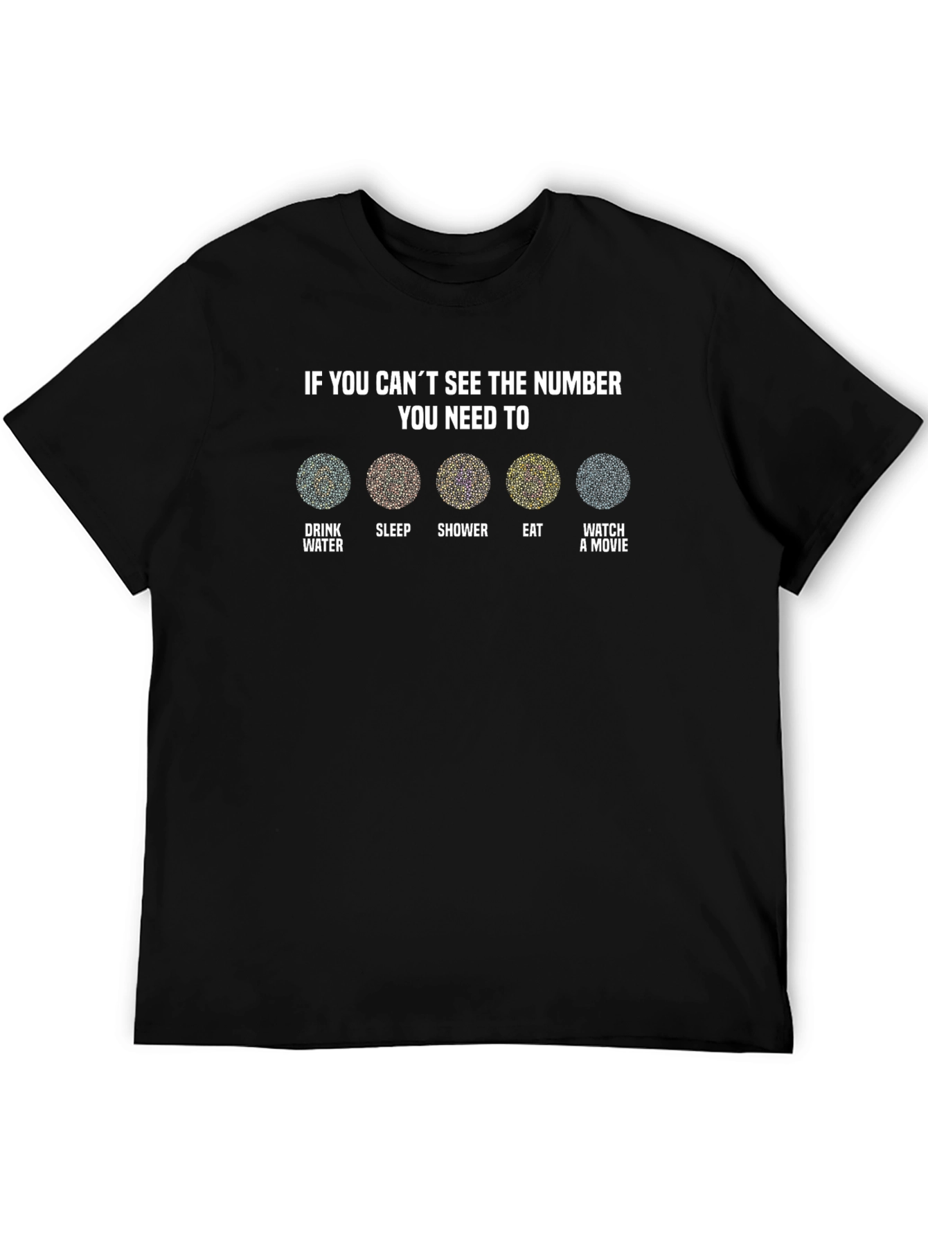 If You Cant See The Number Funny T-Shirt