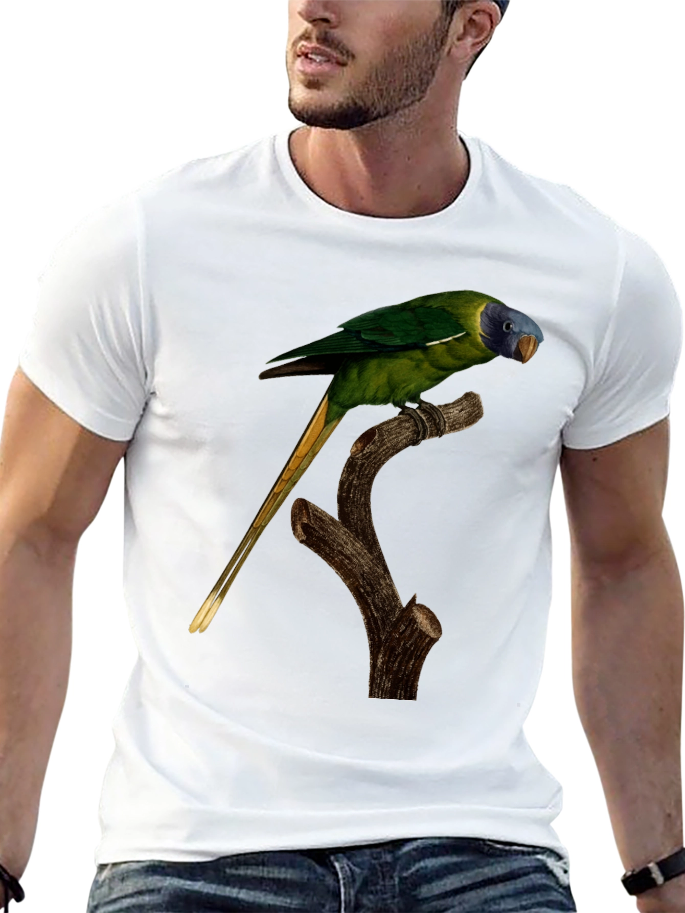 Parrot Graphic T-Shirt - Nature Lover Tee
