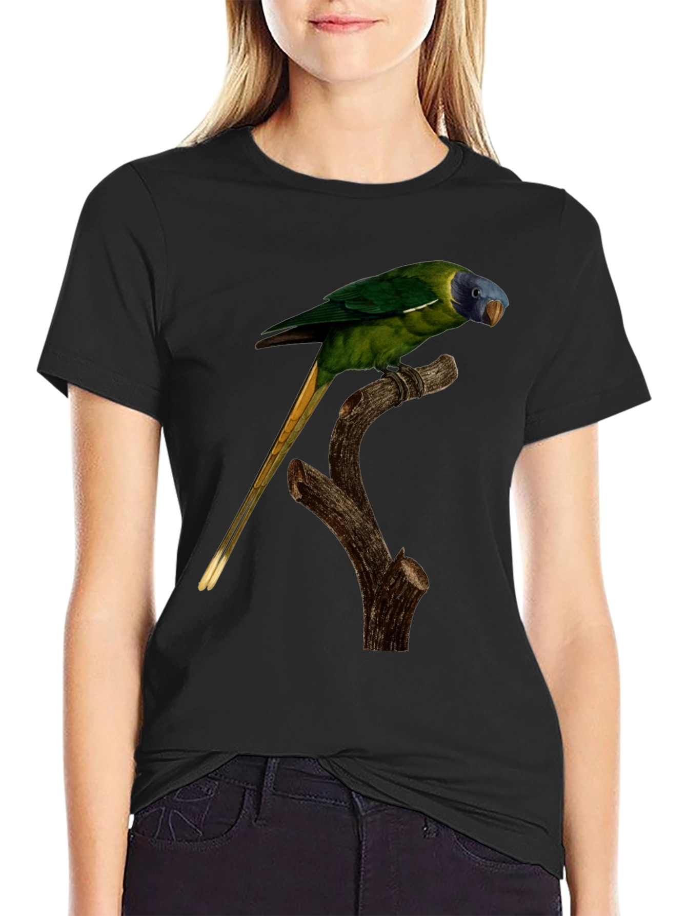 Parrot Graphic T-Shirt - Nature Lover Tee