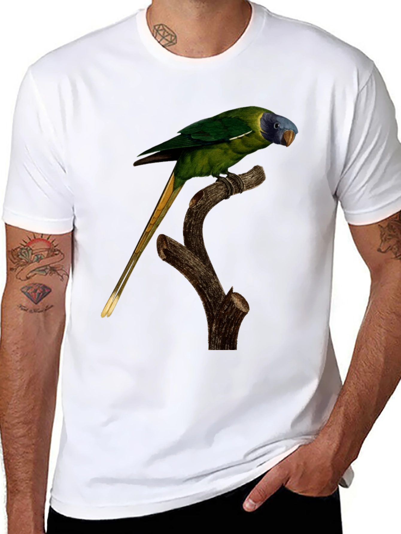 Parrot Graphic T-Shirt - Nature Lover Tee