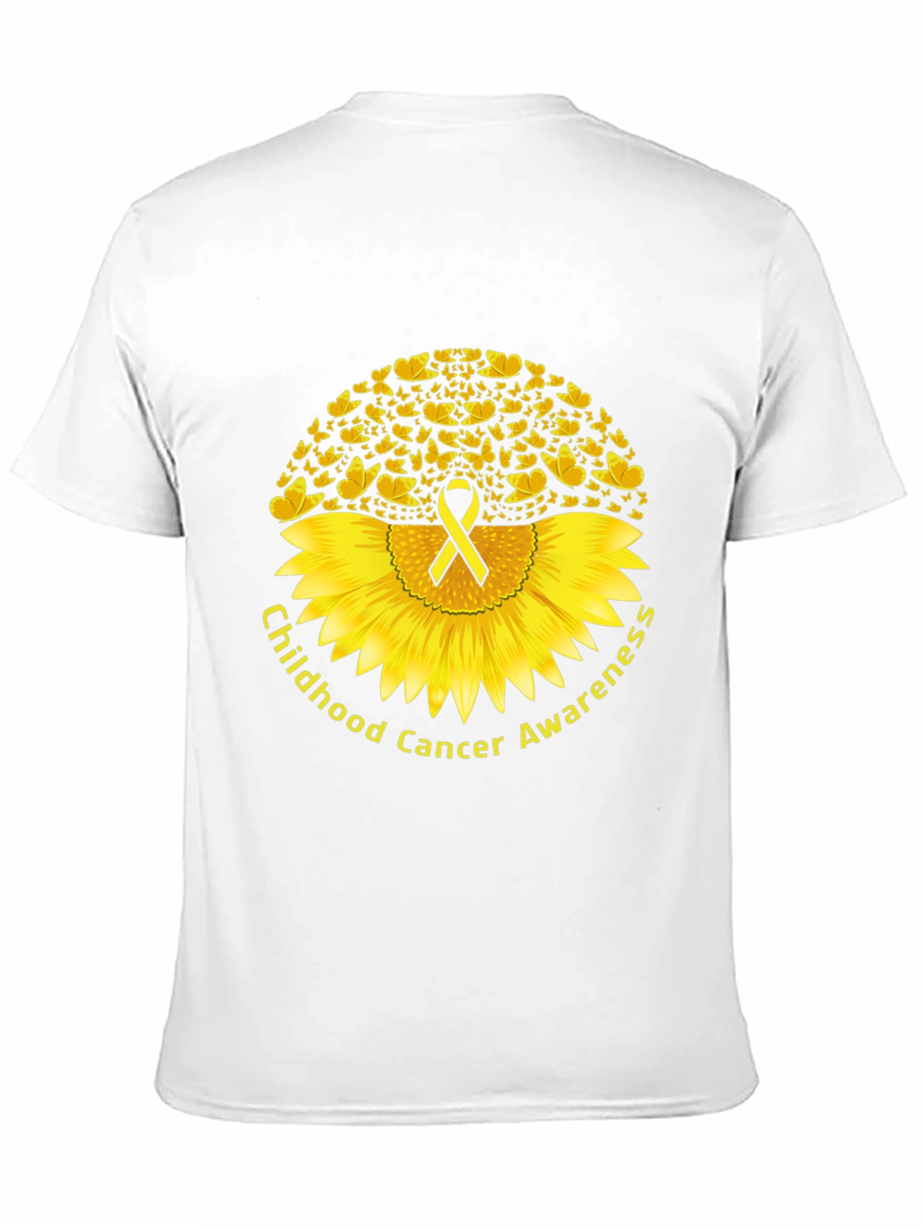 Childhood Cancer Awareness Sunflower T-Shirt