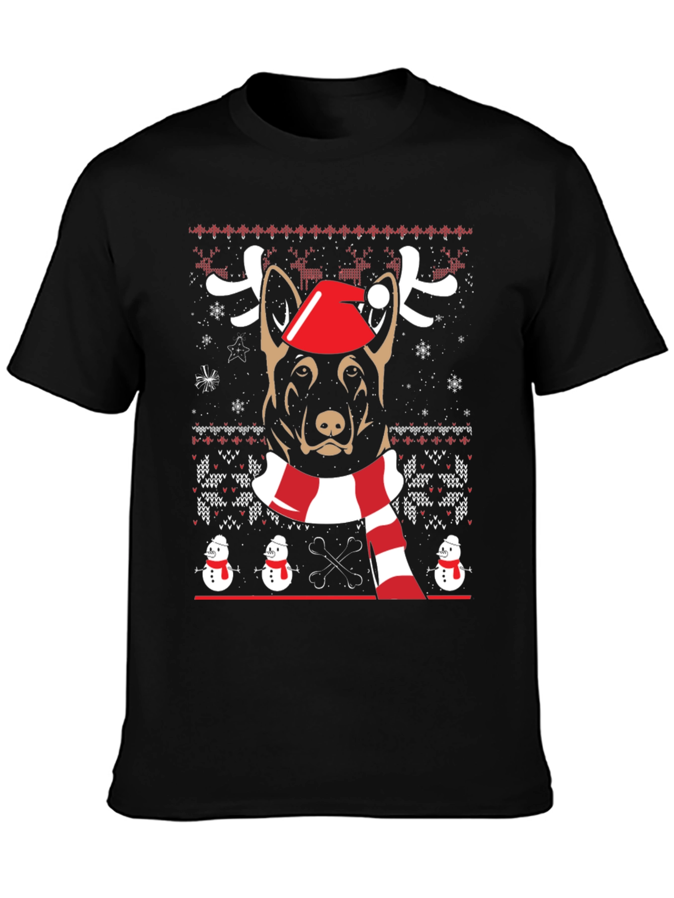 Dog Christmas Sweater T-Shirt