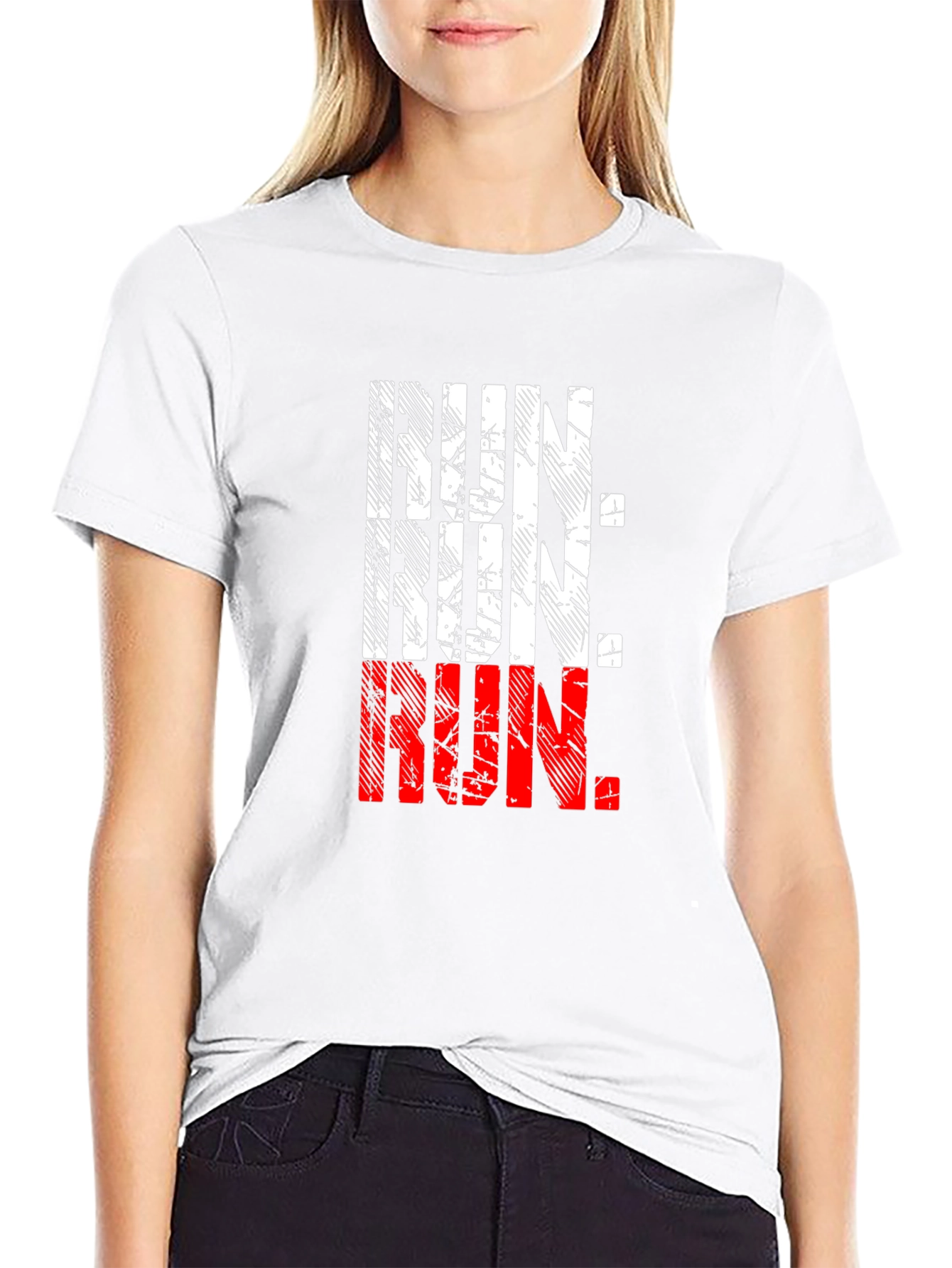 Run Graphic Tee - Black