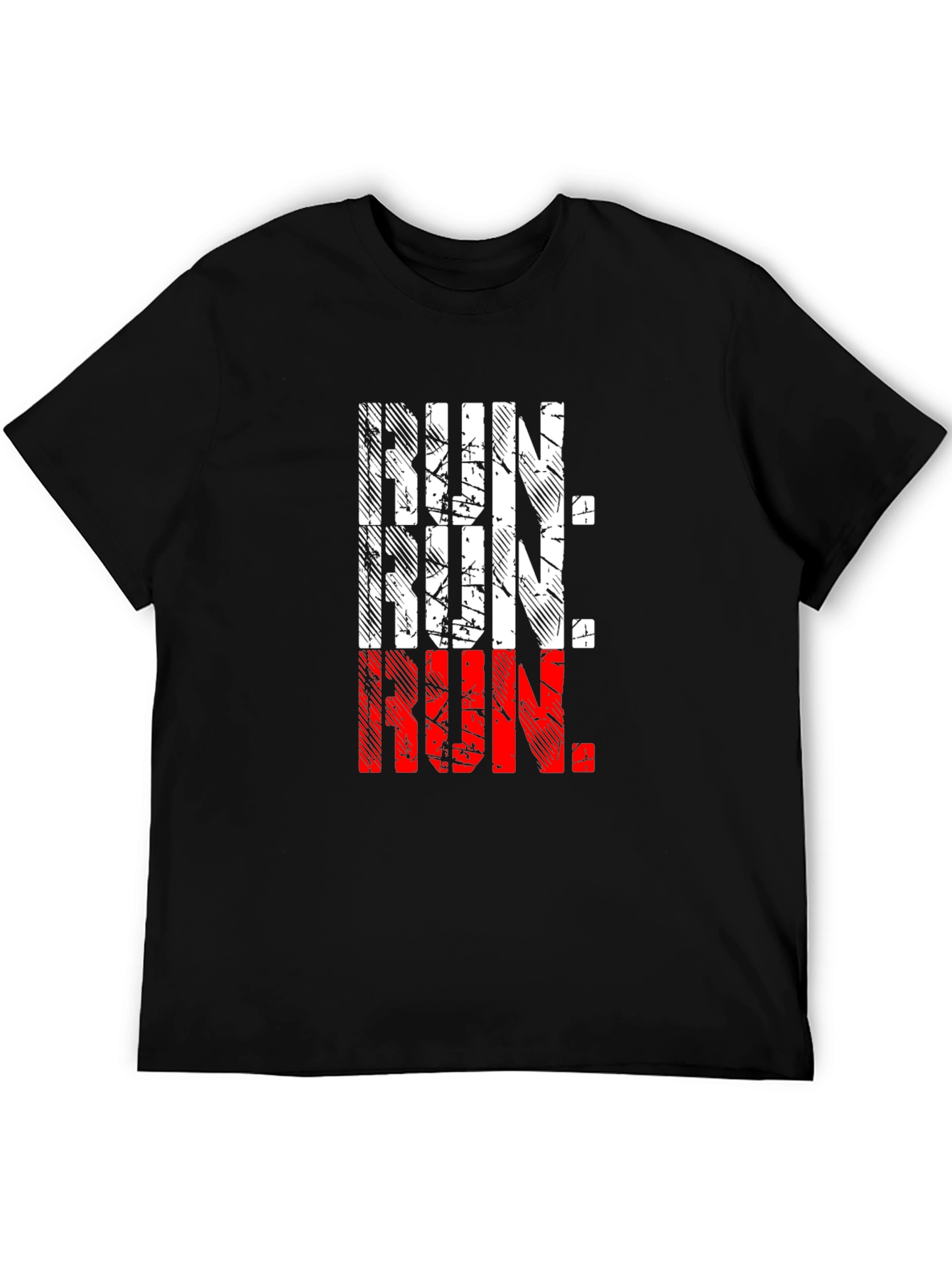 Run Graphic Tee - Black