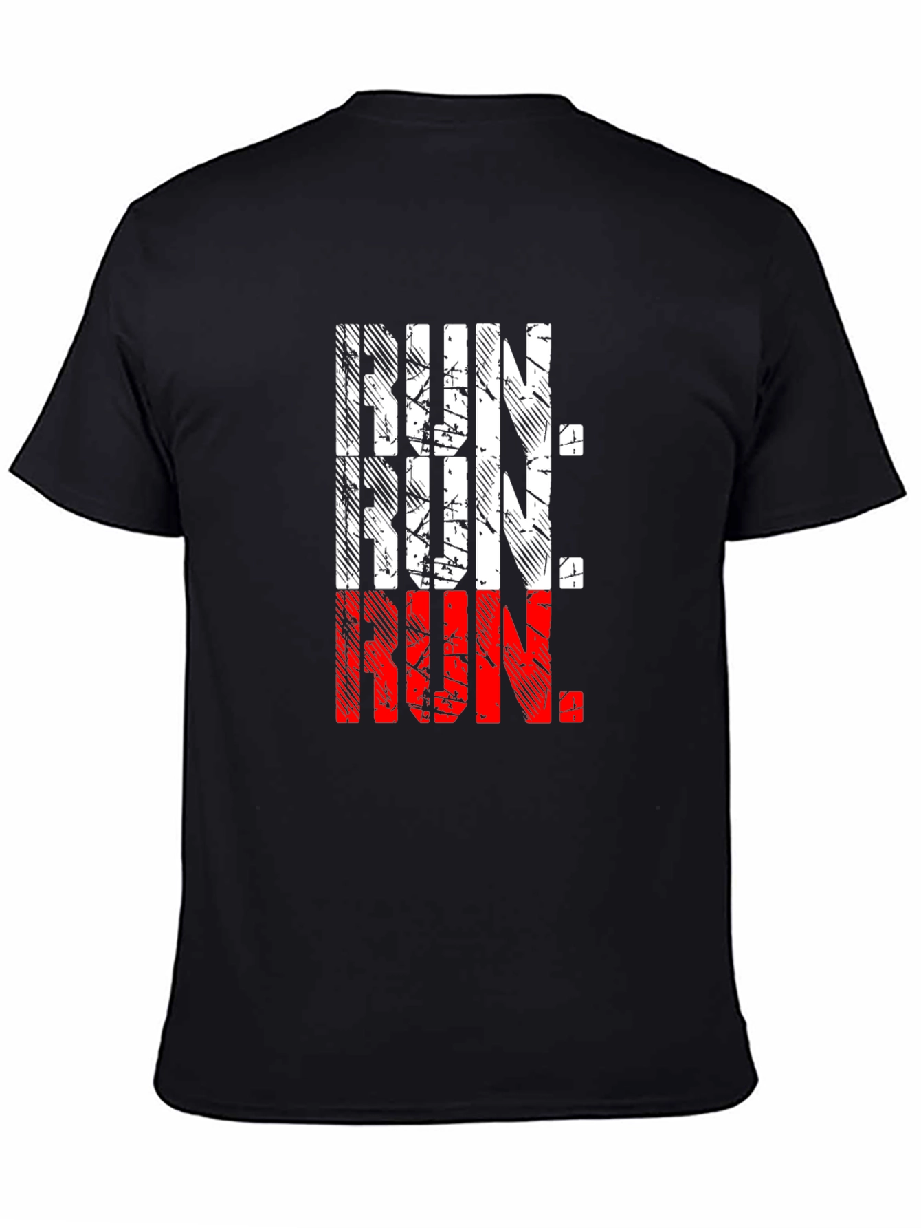 Run Graphic Tee - Black