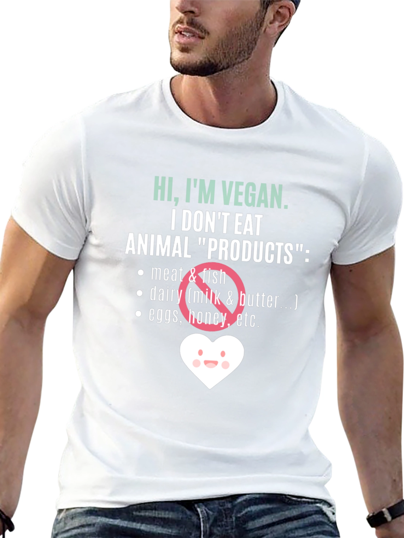 Vegan T-Shirt - Animal Product List Tee