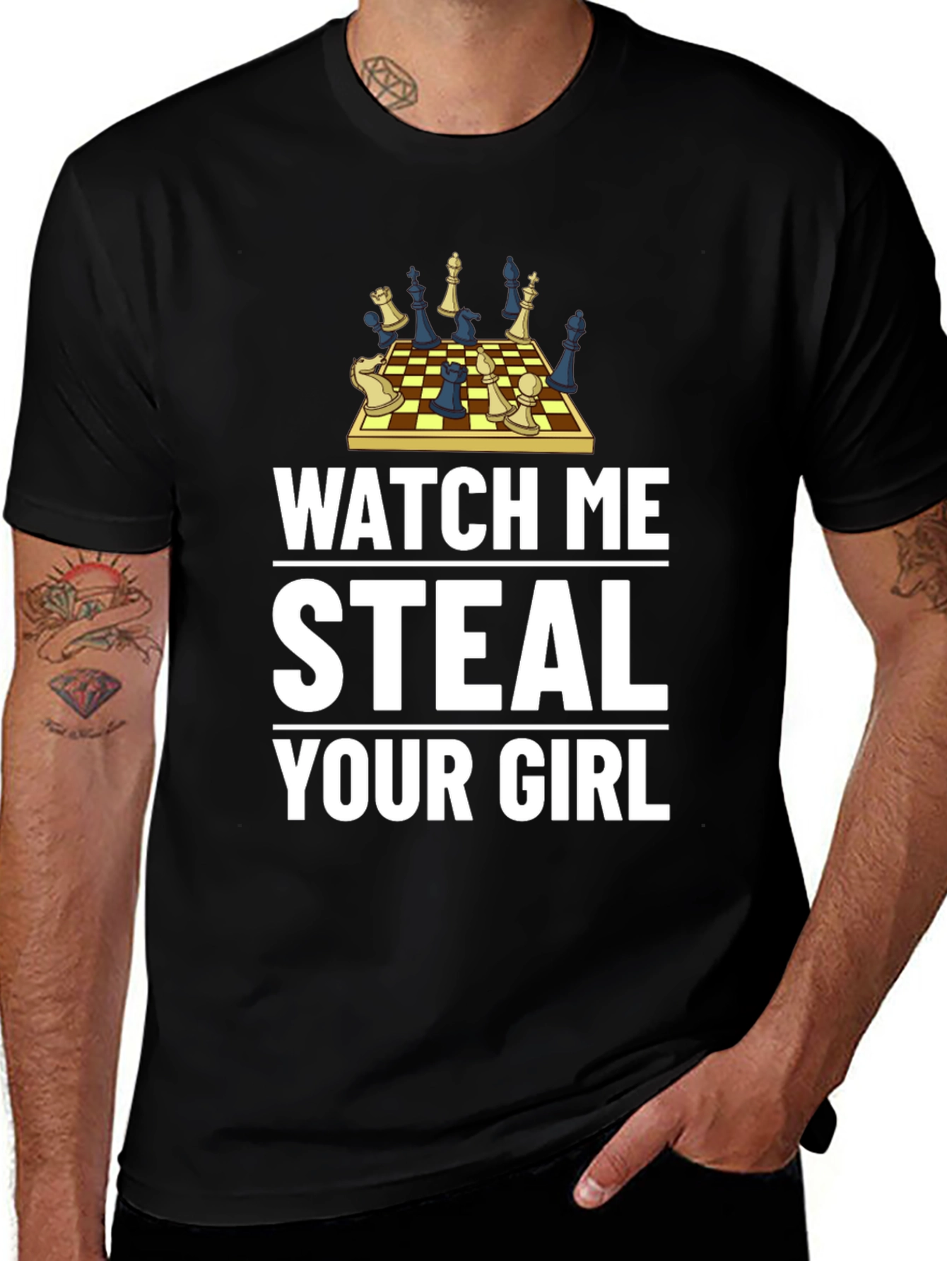 Chess Master Graphic Tee - Steal Your Girl