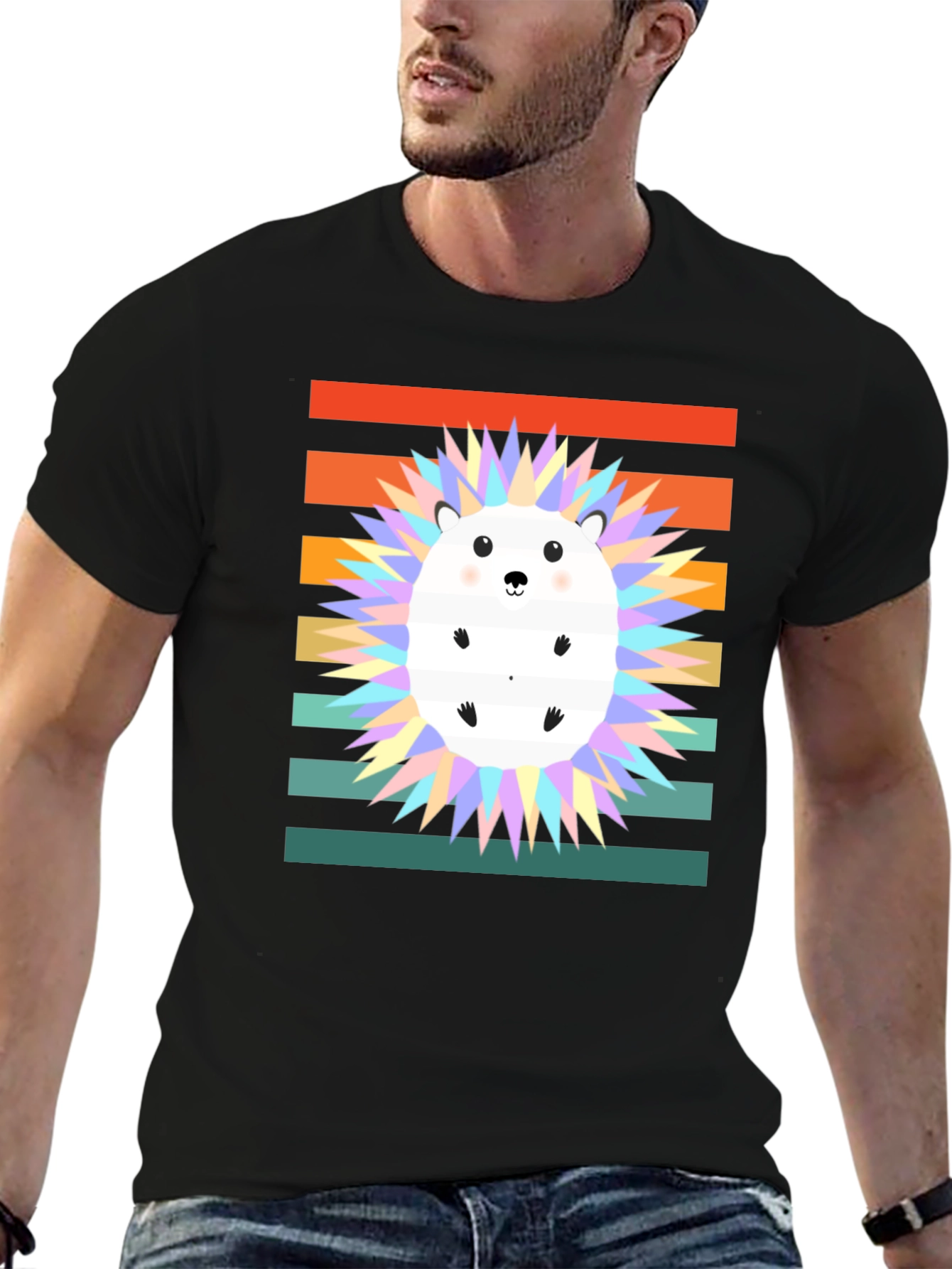 Retro Hedgehog Graphic Tee