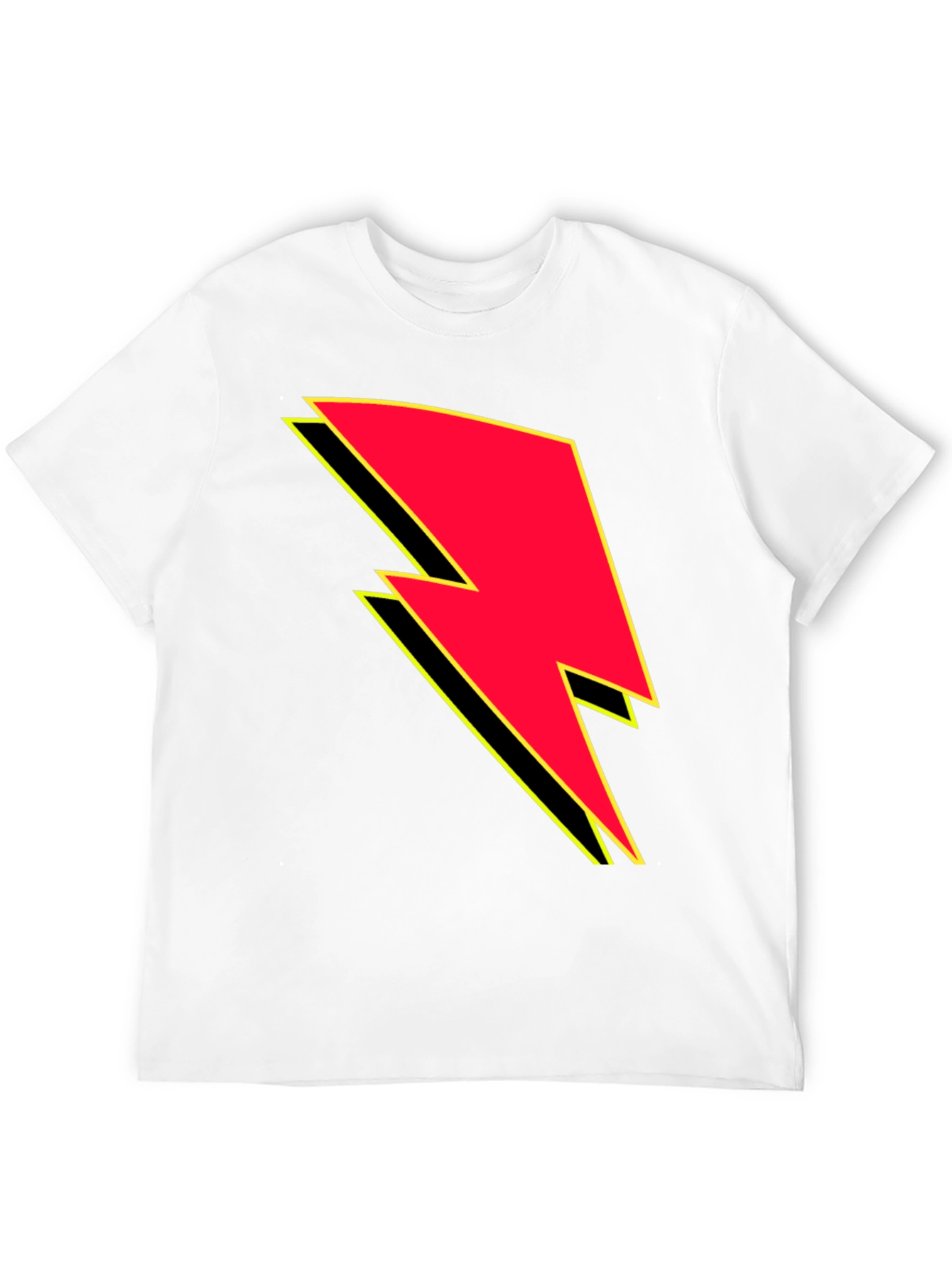 Lightning Bolt Graphic Tee - Black