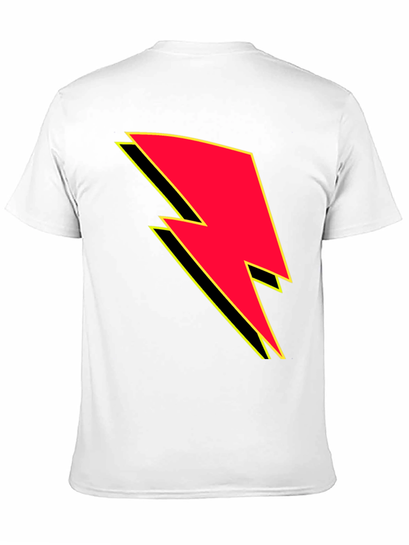 Lightning Bolt Graphic Tee - Black