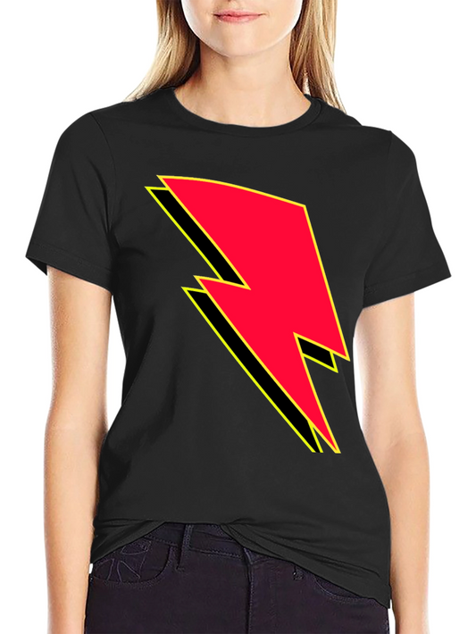 Lightning Bolt Graphic Tee - Black