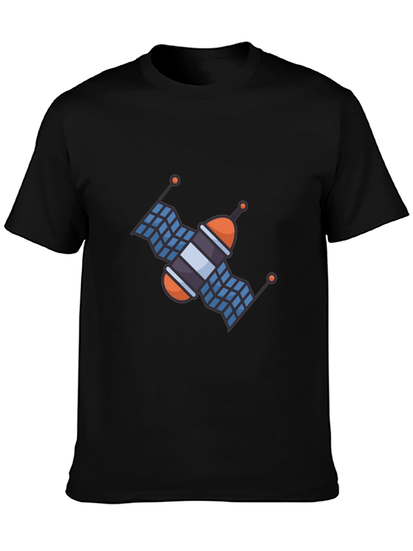Satellite Graphic T-Shirt - Space Exploration Tee