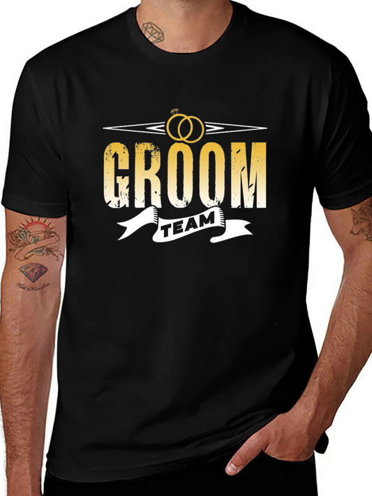 Groom Team Wedding T-Shirt