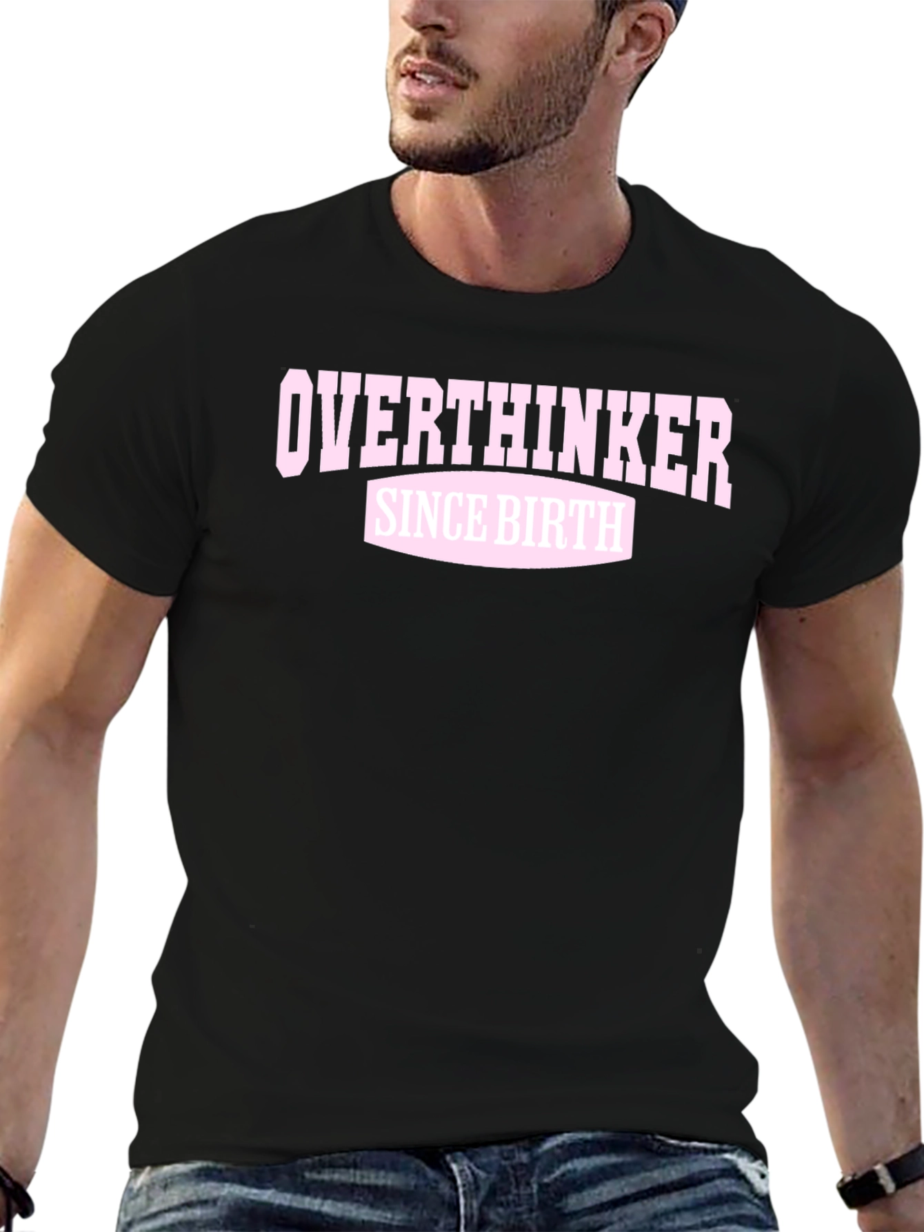 Overthinker Since Birth Graphic T-Shirt