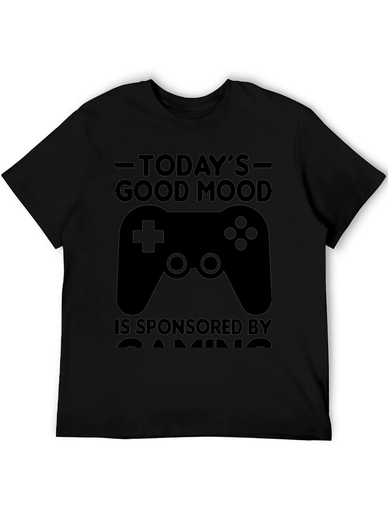 Todays Good Mood Gaming Black T-Shirt