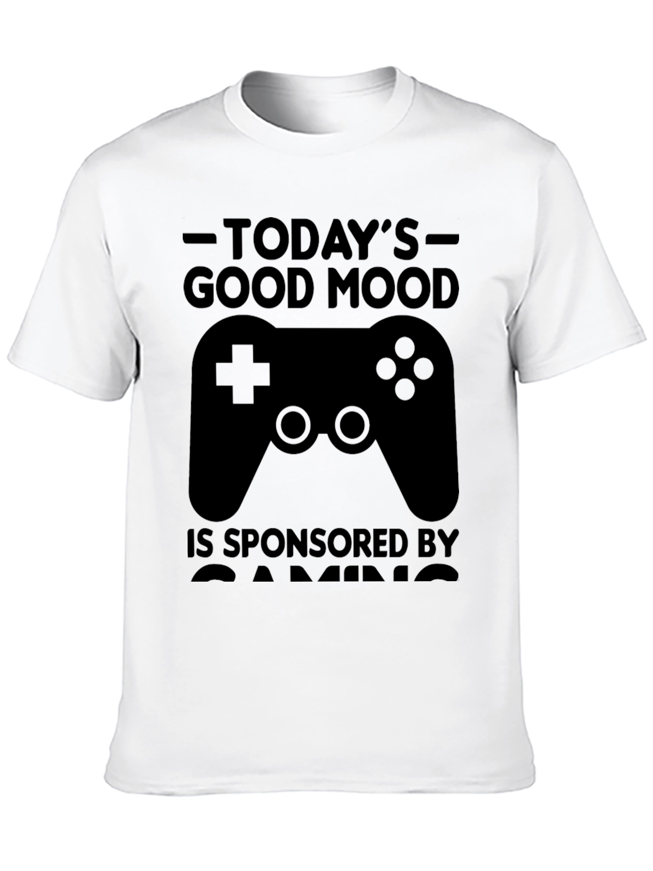 Todays Good Mood Gaming Black T-Shirt