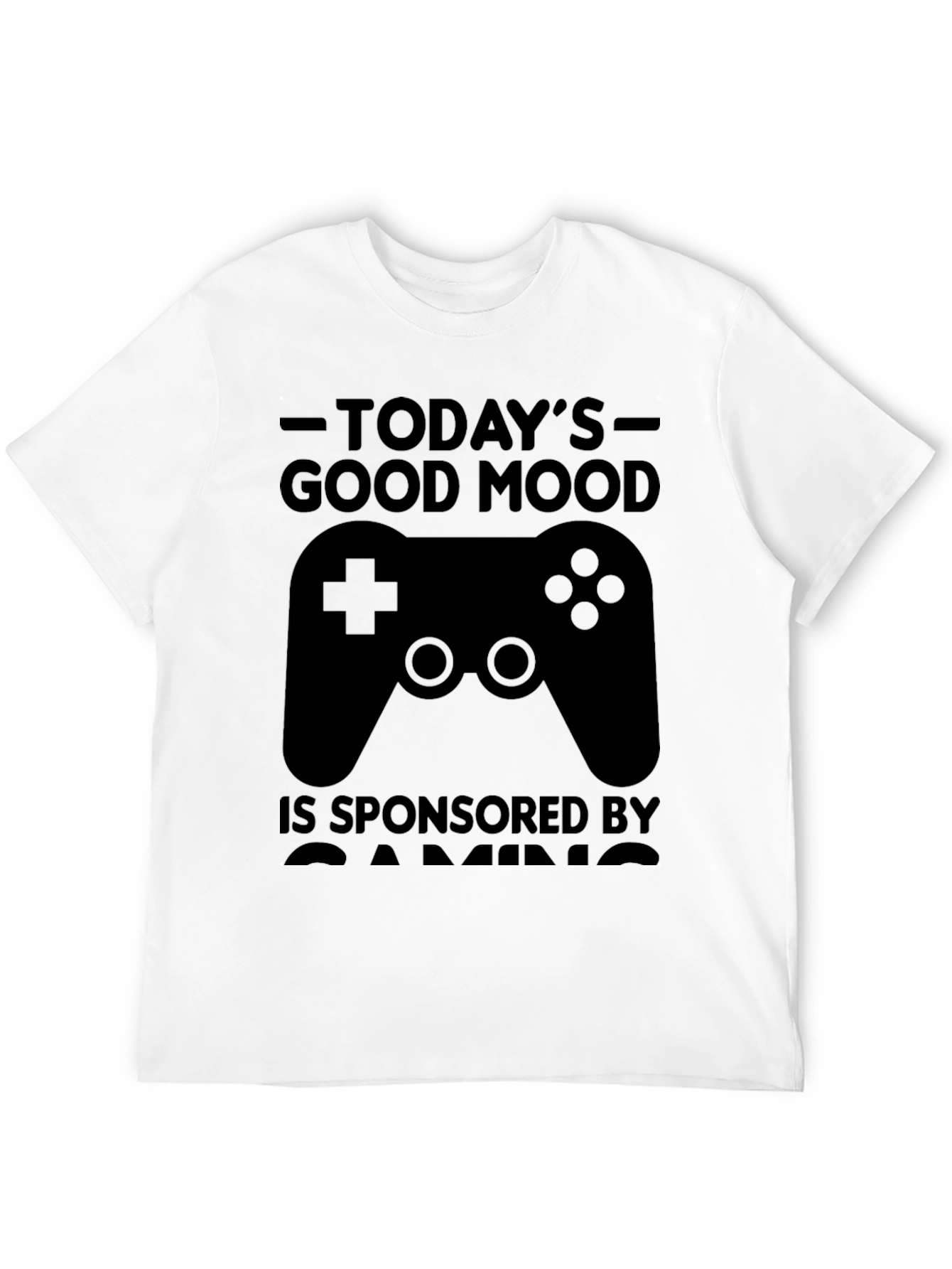 Todays Good Mood Gaming Black T-Shirt