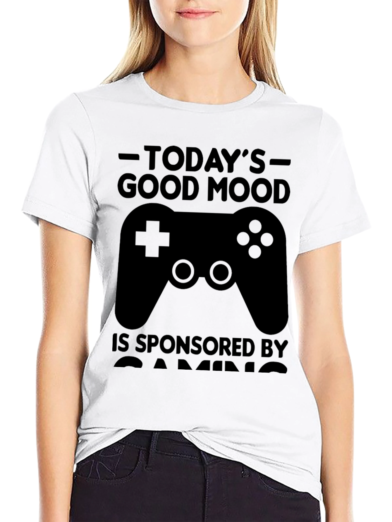 Todays Good Mood Gaming Black T-Shirt