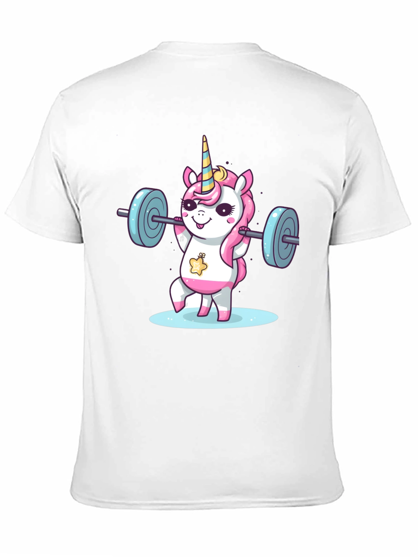 Unicorn Weightlifting Black T-Shirt