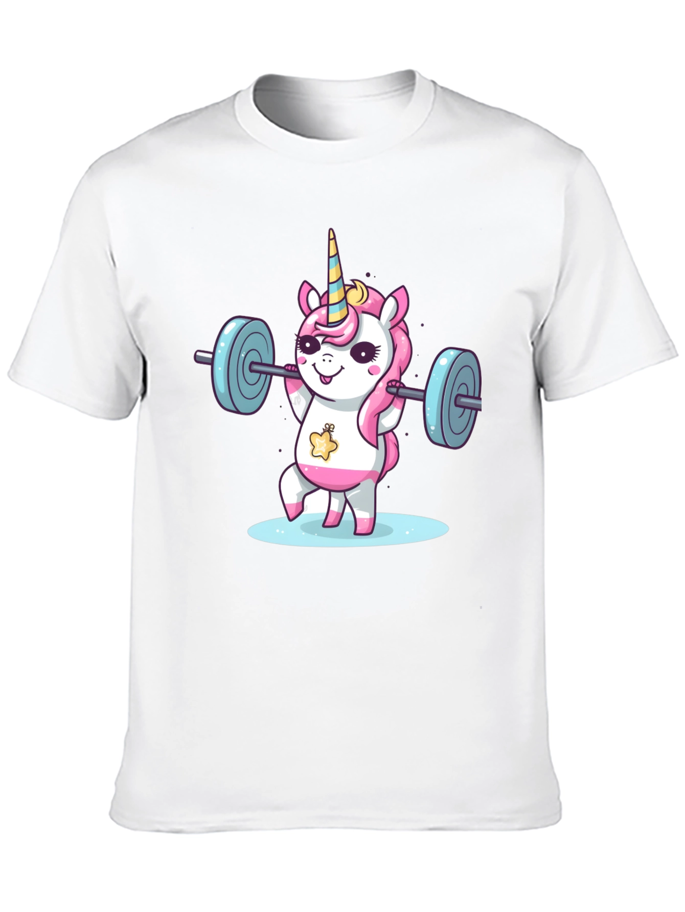 Unicorn Weightlifting Black T-Shirt