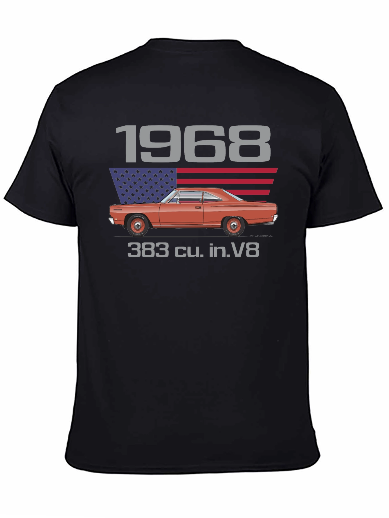1968 Classic Car V8 Graphic T-Shirt