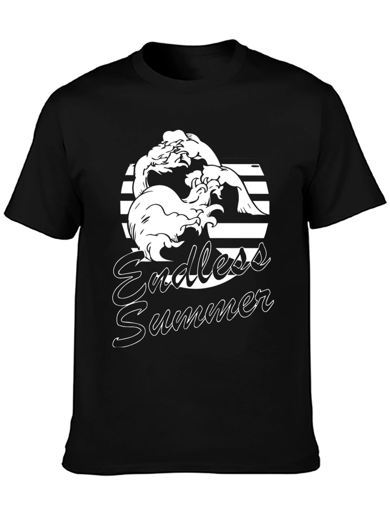 Endless Summer Black Graphic Tee