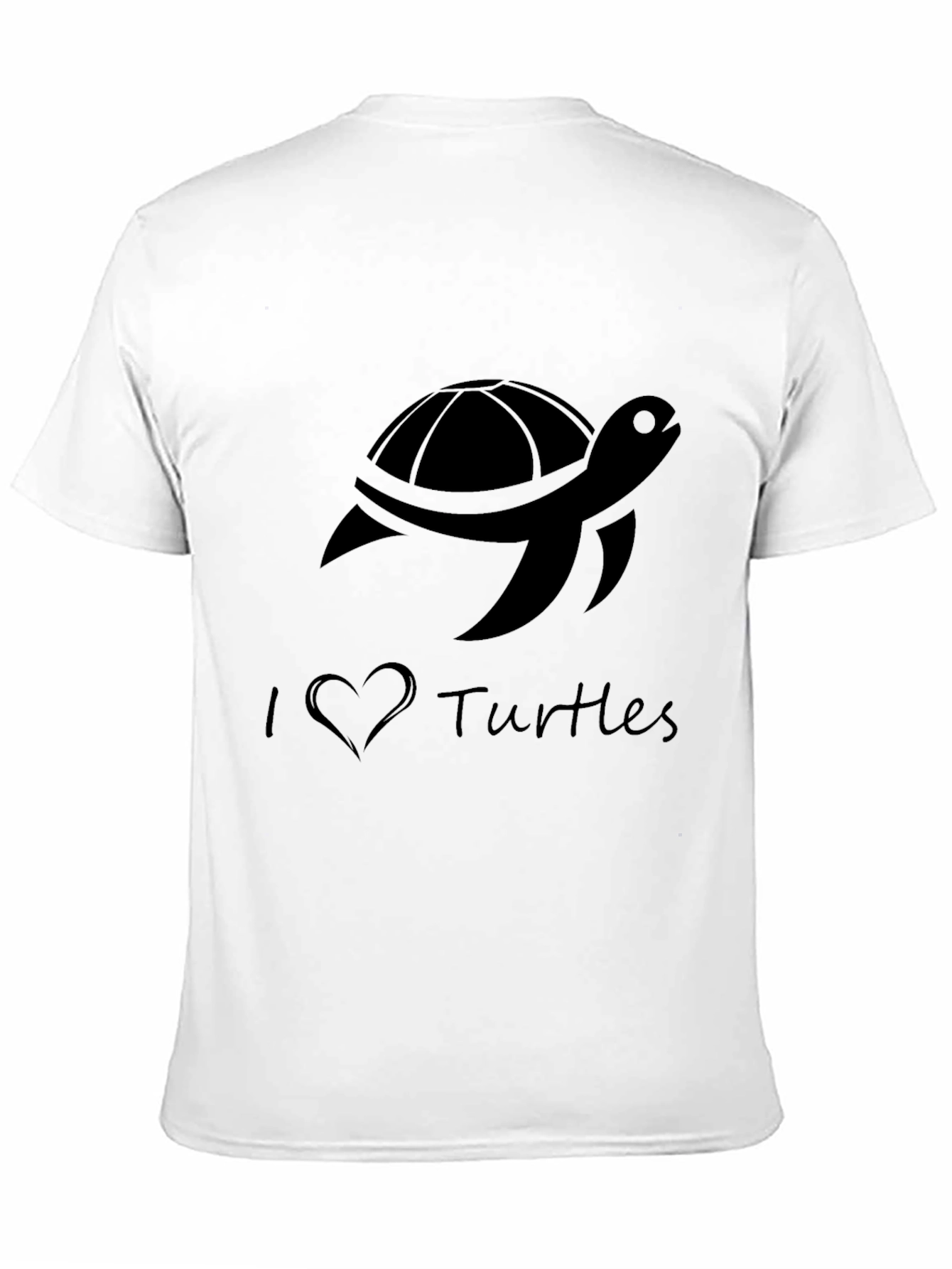 I Love Turtles Graphic Tee - Casual Comfort
