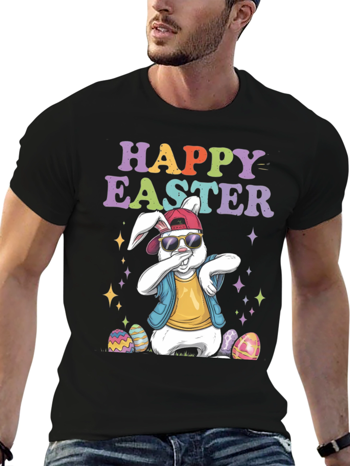 Happy Easter Dabbing Bunny T-Shirt
