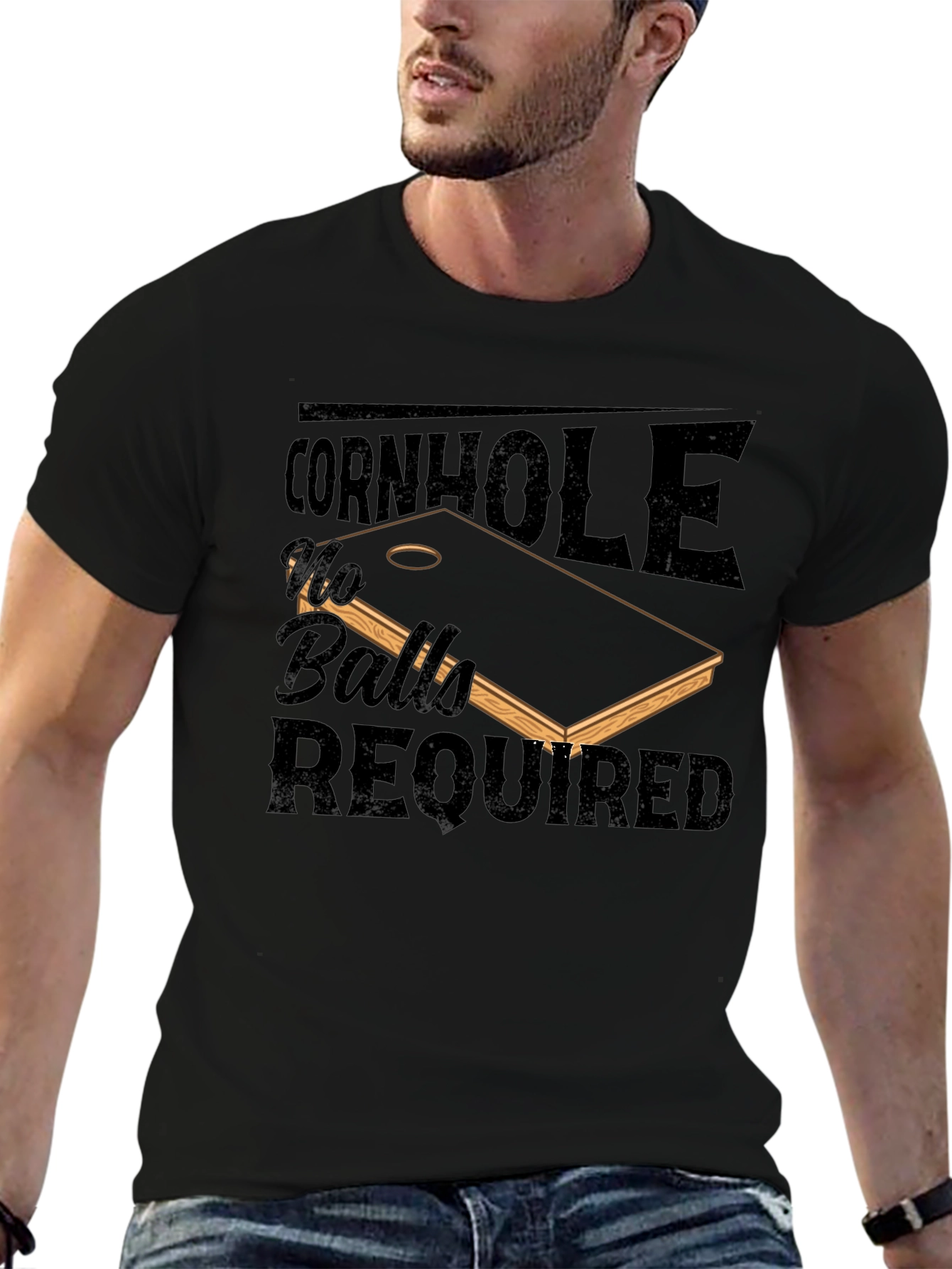 Cornhole No Balls Required T-Shirt