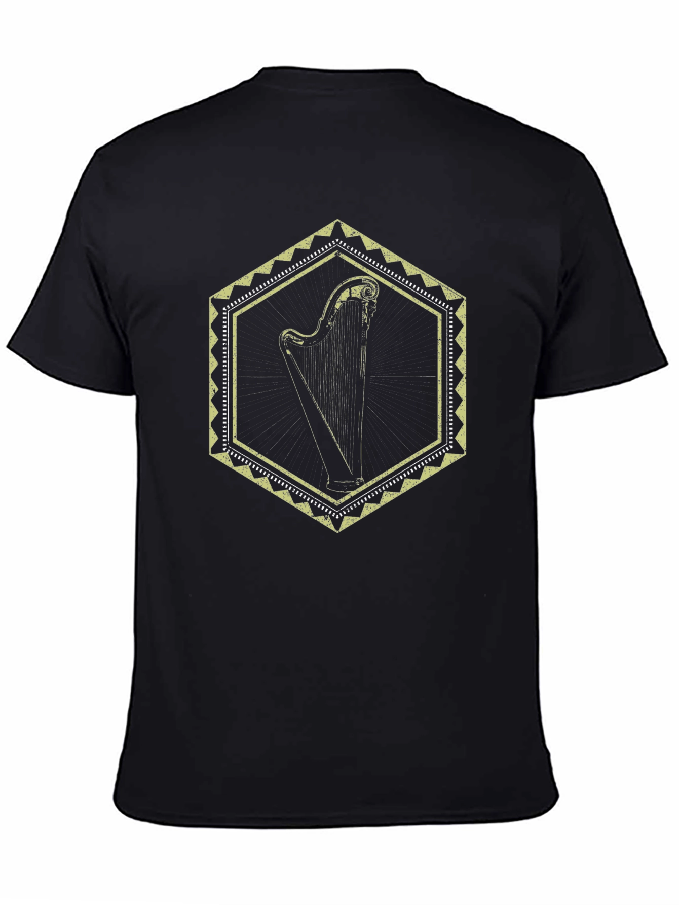 Harp Graphic Tee - Black