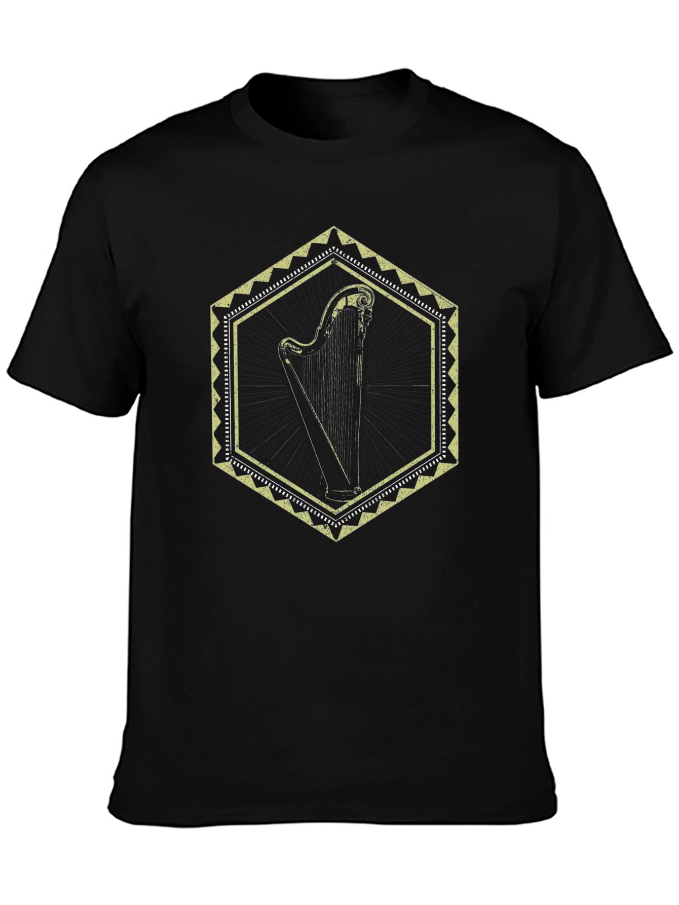 Harp Graphic Tee - Black